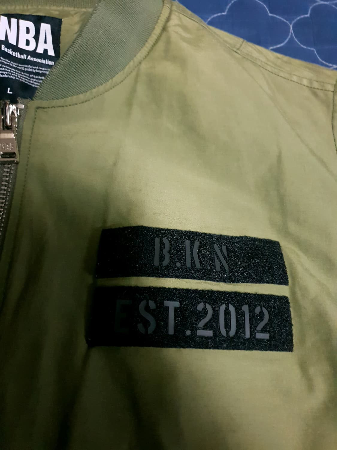 NBA 브루클린 네츠 항공점퍼 카키 (L) 상품이미지4