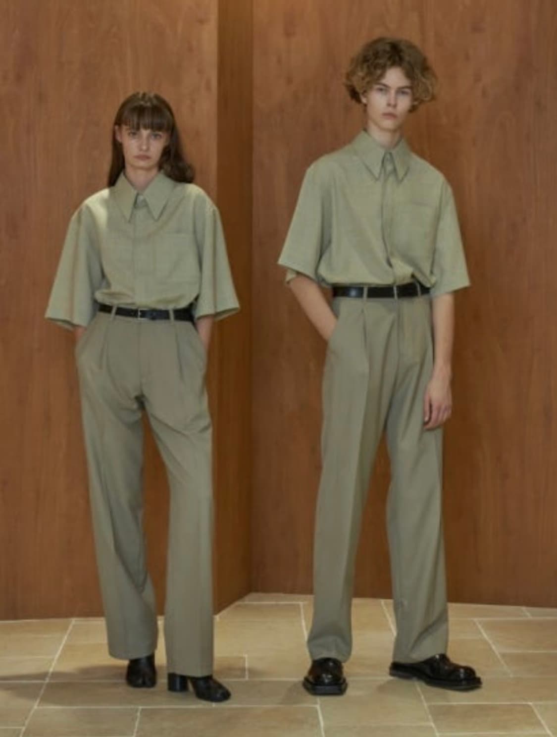 STU office 카키 팬츠 상품이미지2