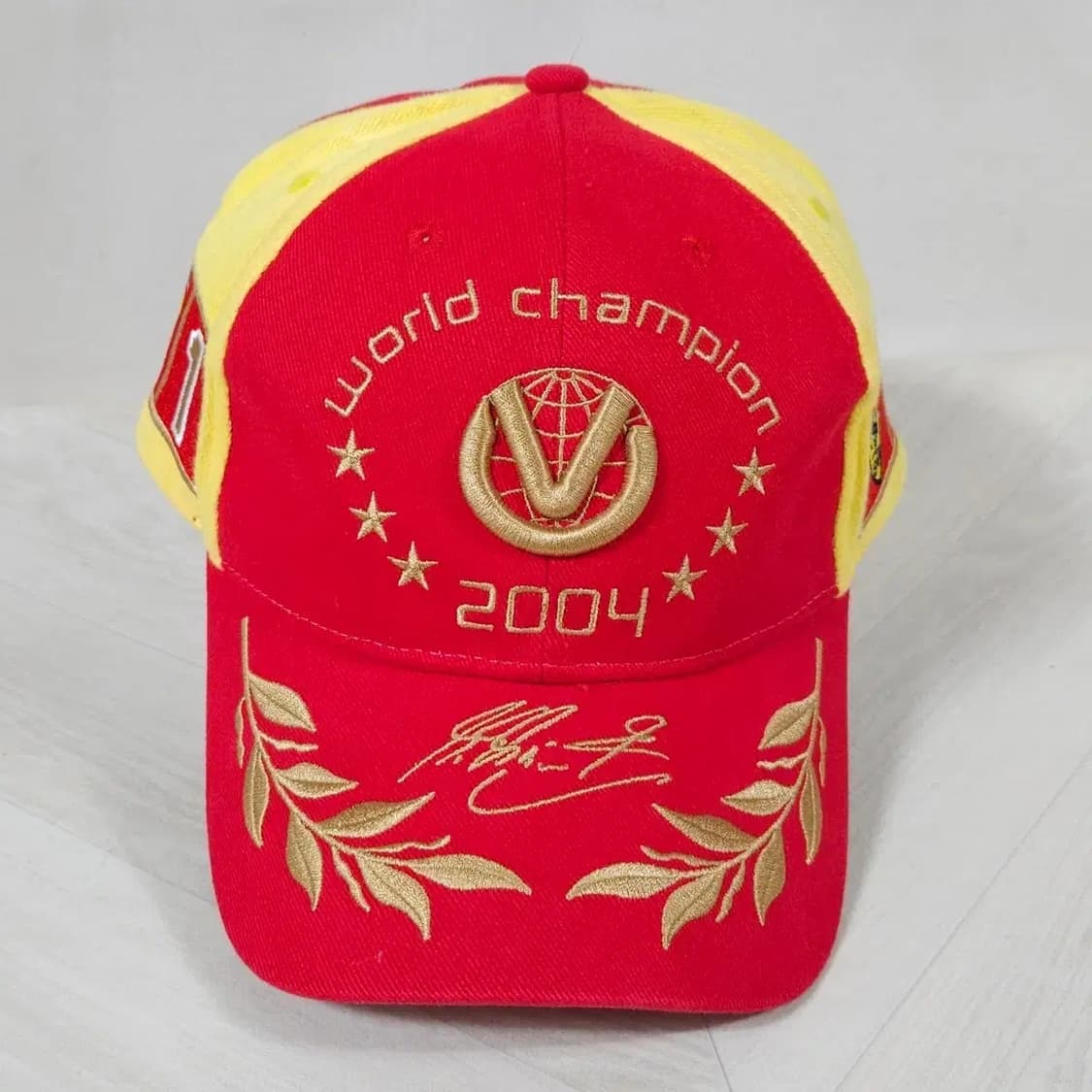 페라리 슈마허 모자 Michael Schumacher 월드챔피언 2004 상품이미지1