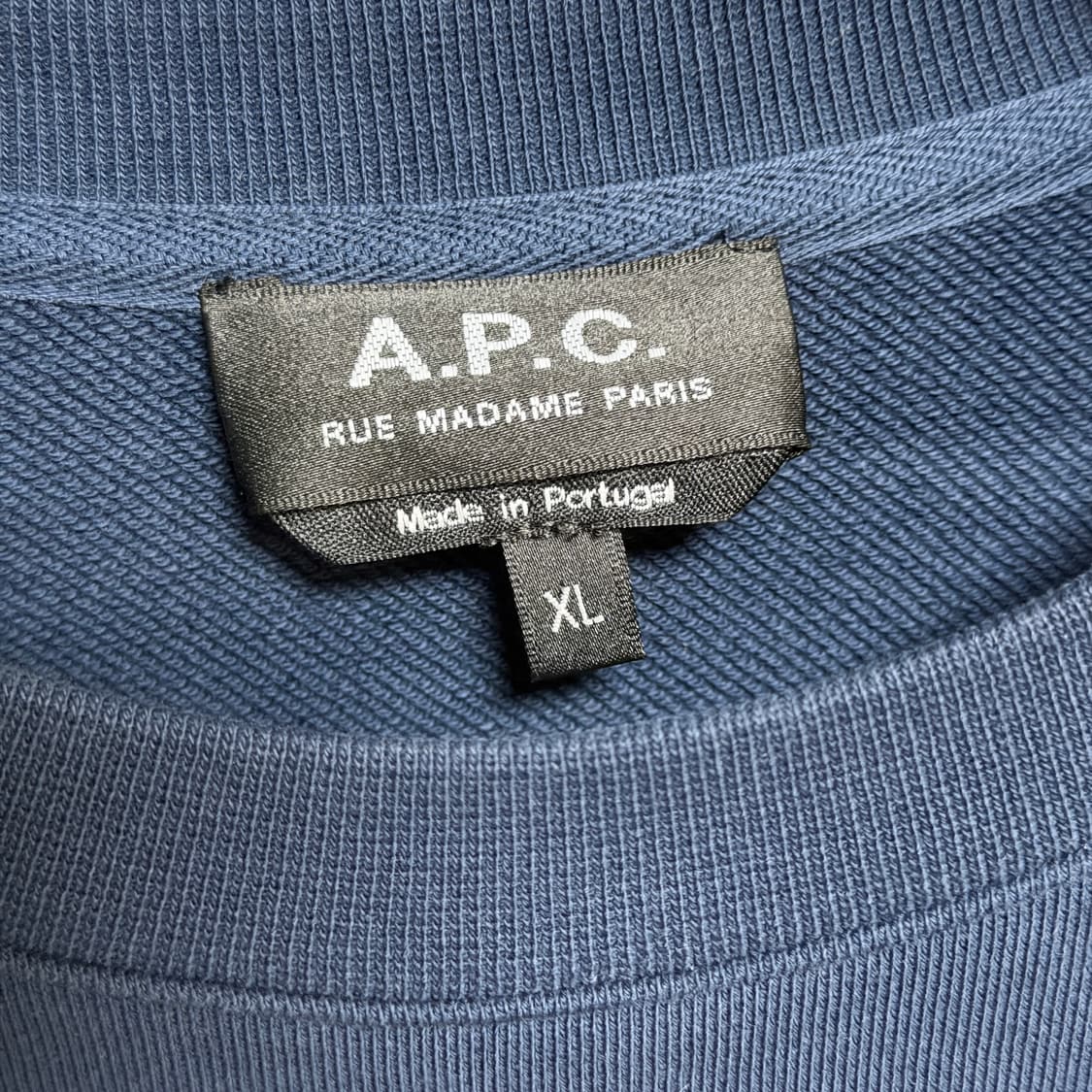 A.P.C. 맨투맨 네이비 상품이미지4