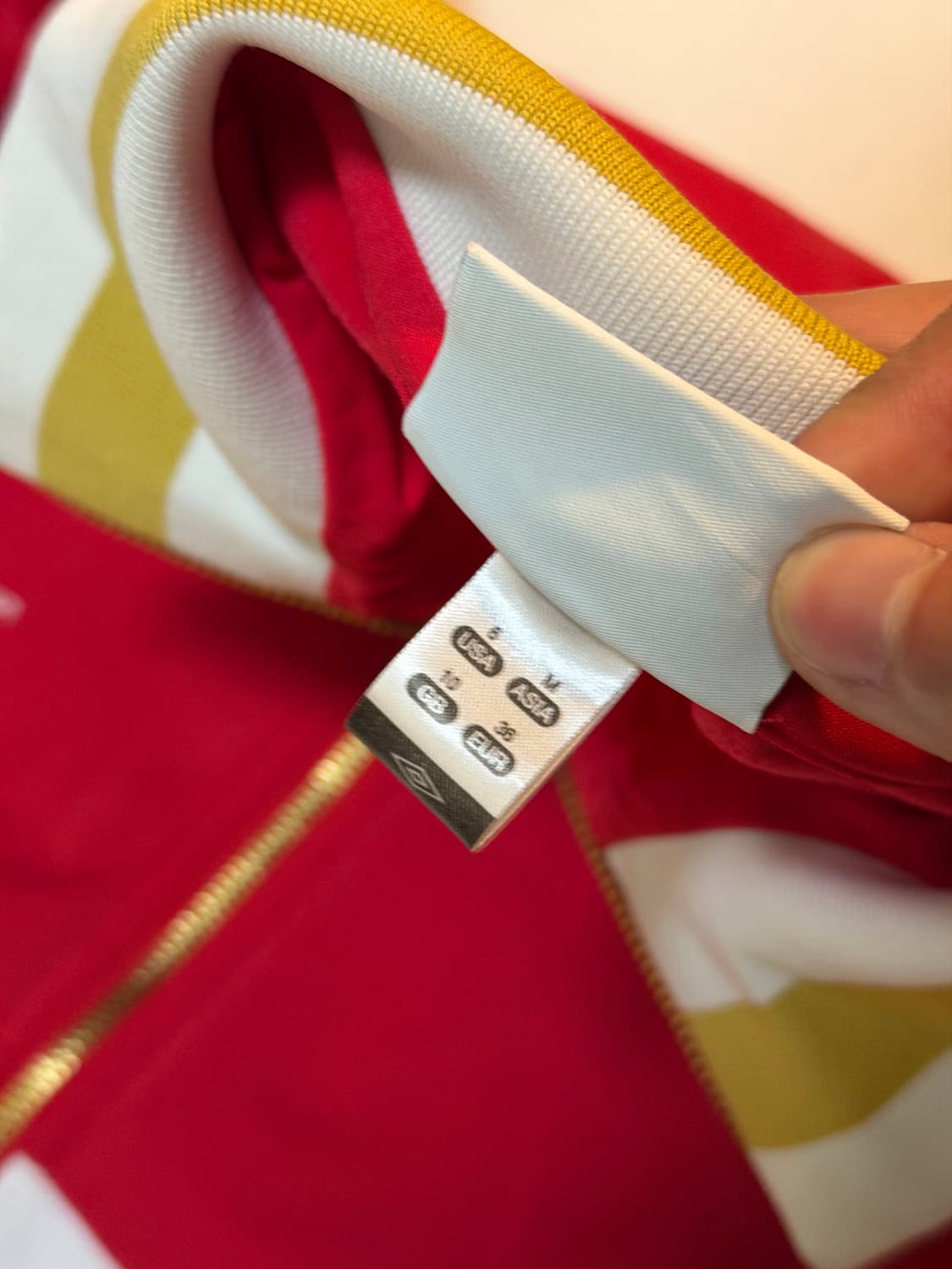 엄브로 잉글랜드 영국 국대 트랙탑 져지 레드 상품이미지4