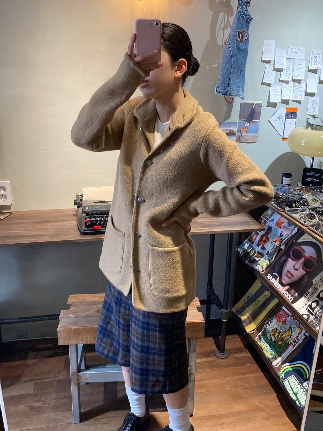 엘엘빈 80-90‘s 빈티지 울 재킷 상품이미지1