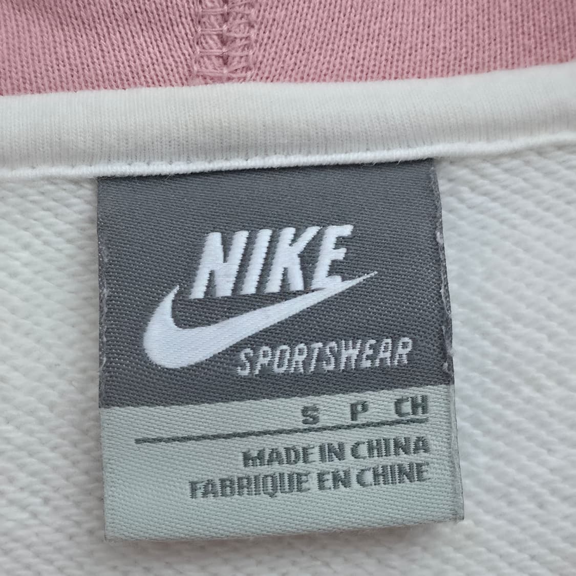 [S] 나이키 y2k 화이트/핑크 후드집업 상품이미지5