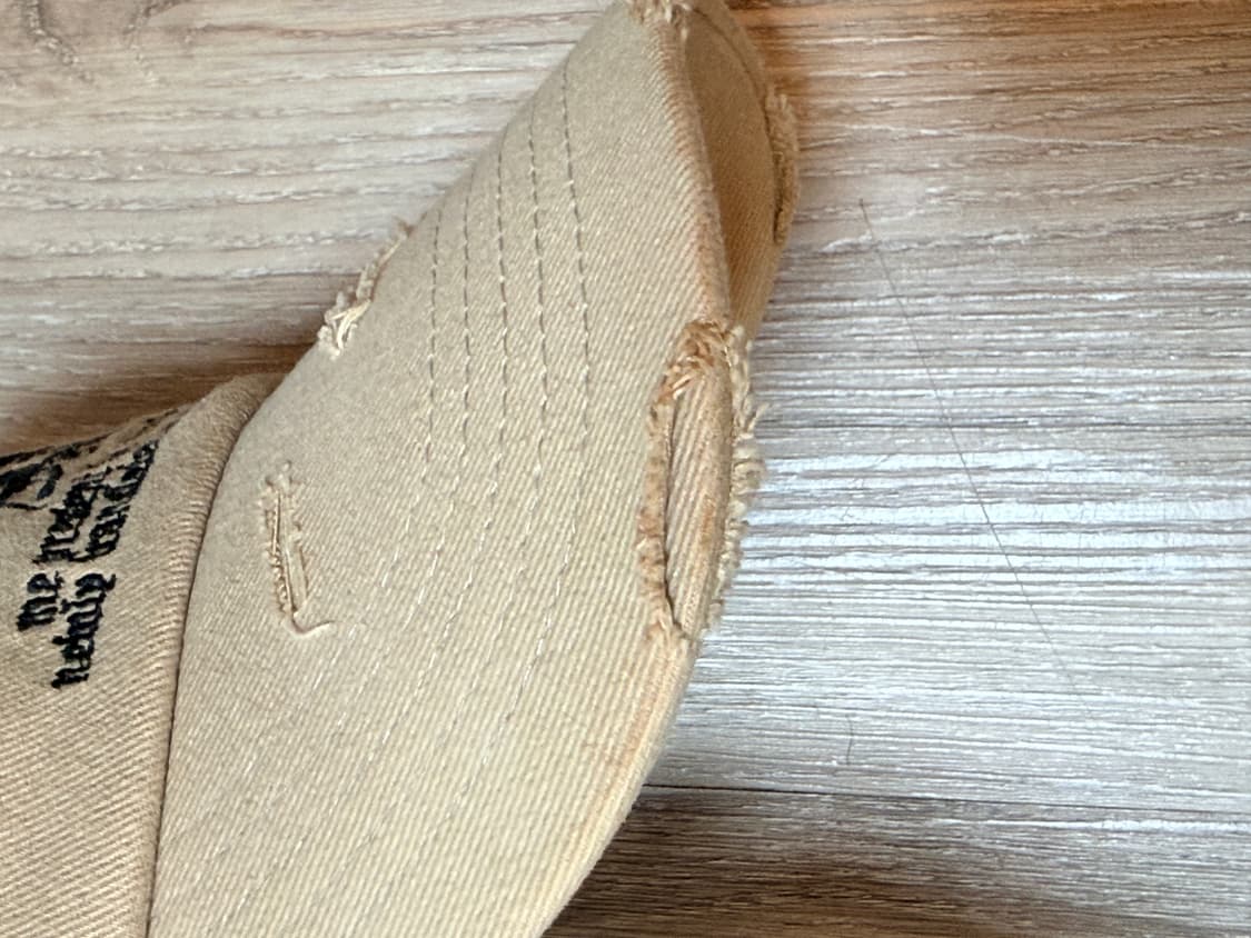 BOY HOOD DESTROYED CAP (BEIGE) 상품이미지2