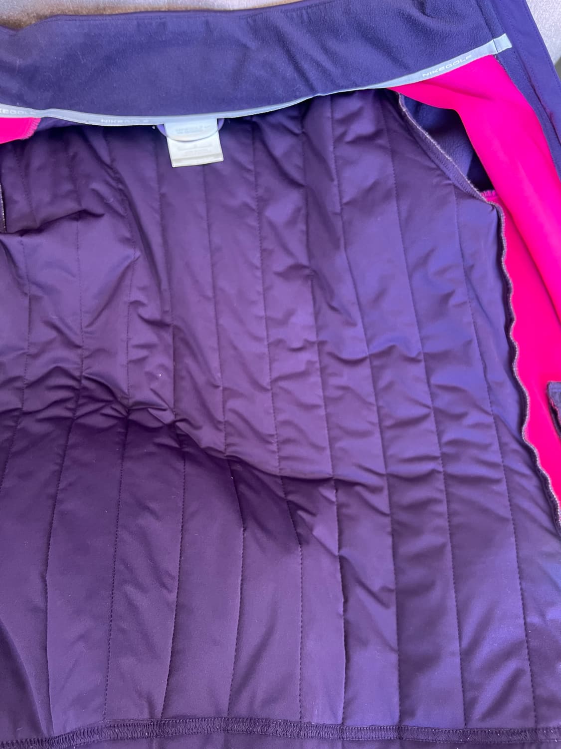 나이키골프 여성 퍼플 골프집업점퍼 니트점퍼 상품이미지6