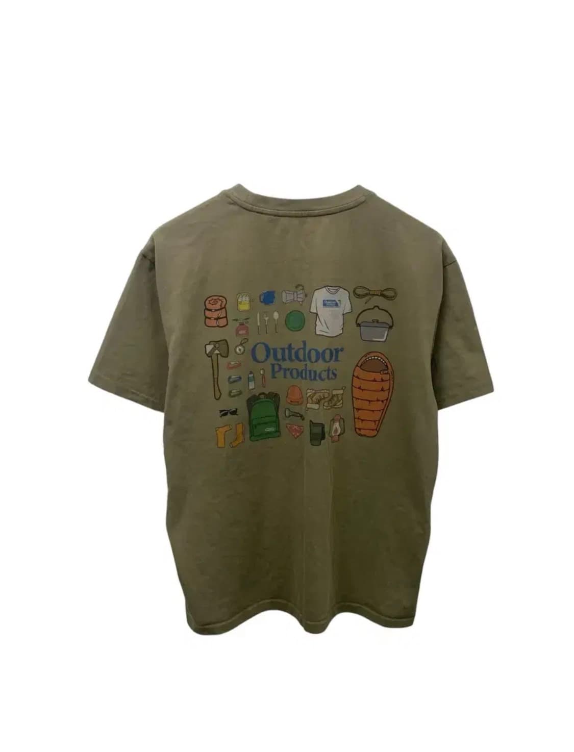 아웃도어 프로덕츠 캠핑 카키색 티셔츠 95 상품이미지4