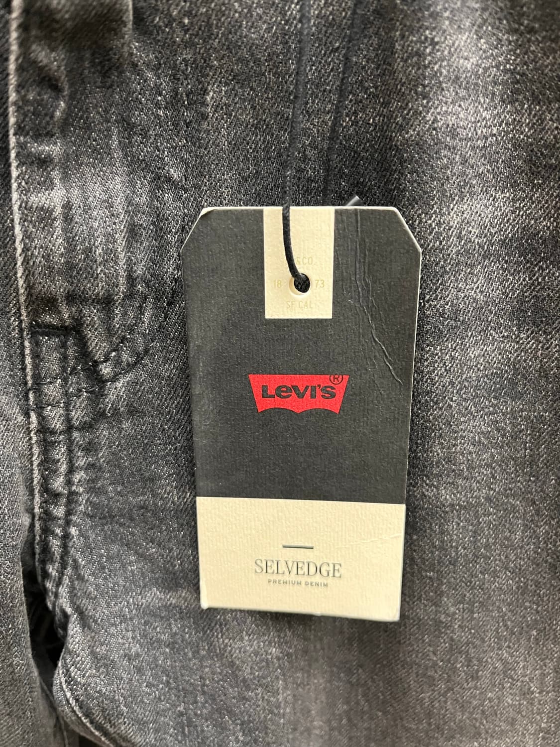 [택포/새상품] 평생 입는 클래식, 리바이스 505 프리미엄 셀비지 흑청 상품이미지5