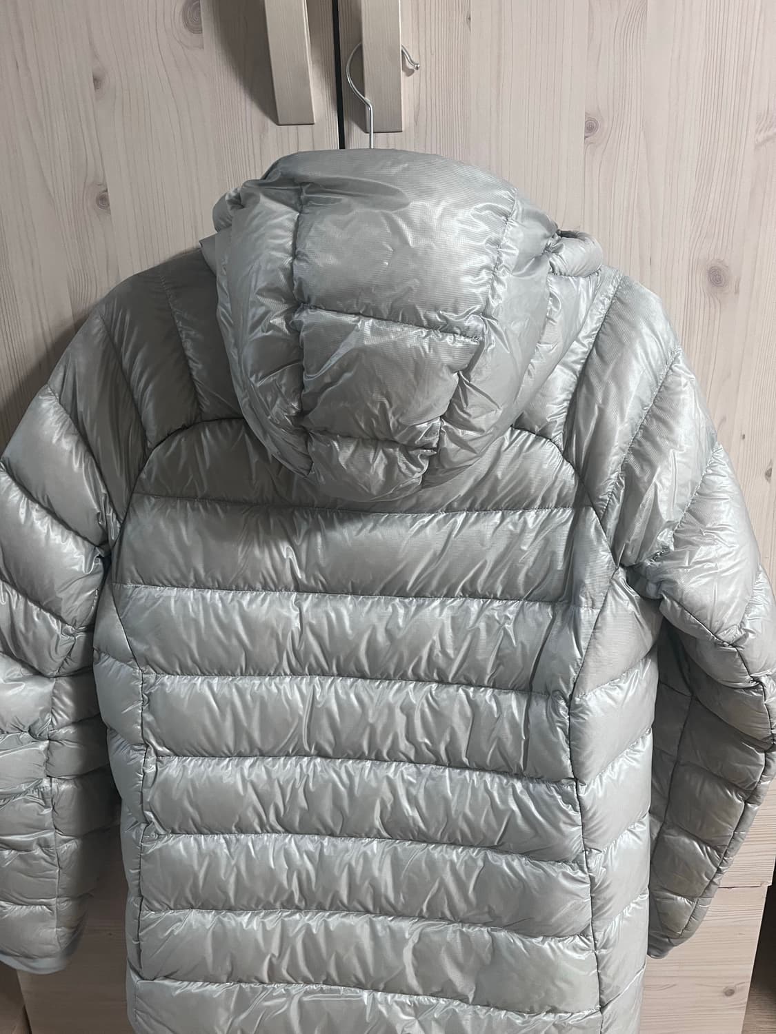 노스페이스 써밋 마테호른 RDS 다운 자켓 실버 상품이미지3