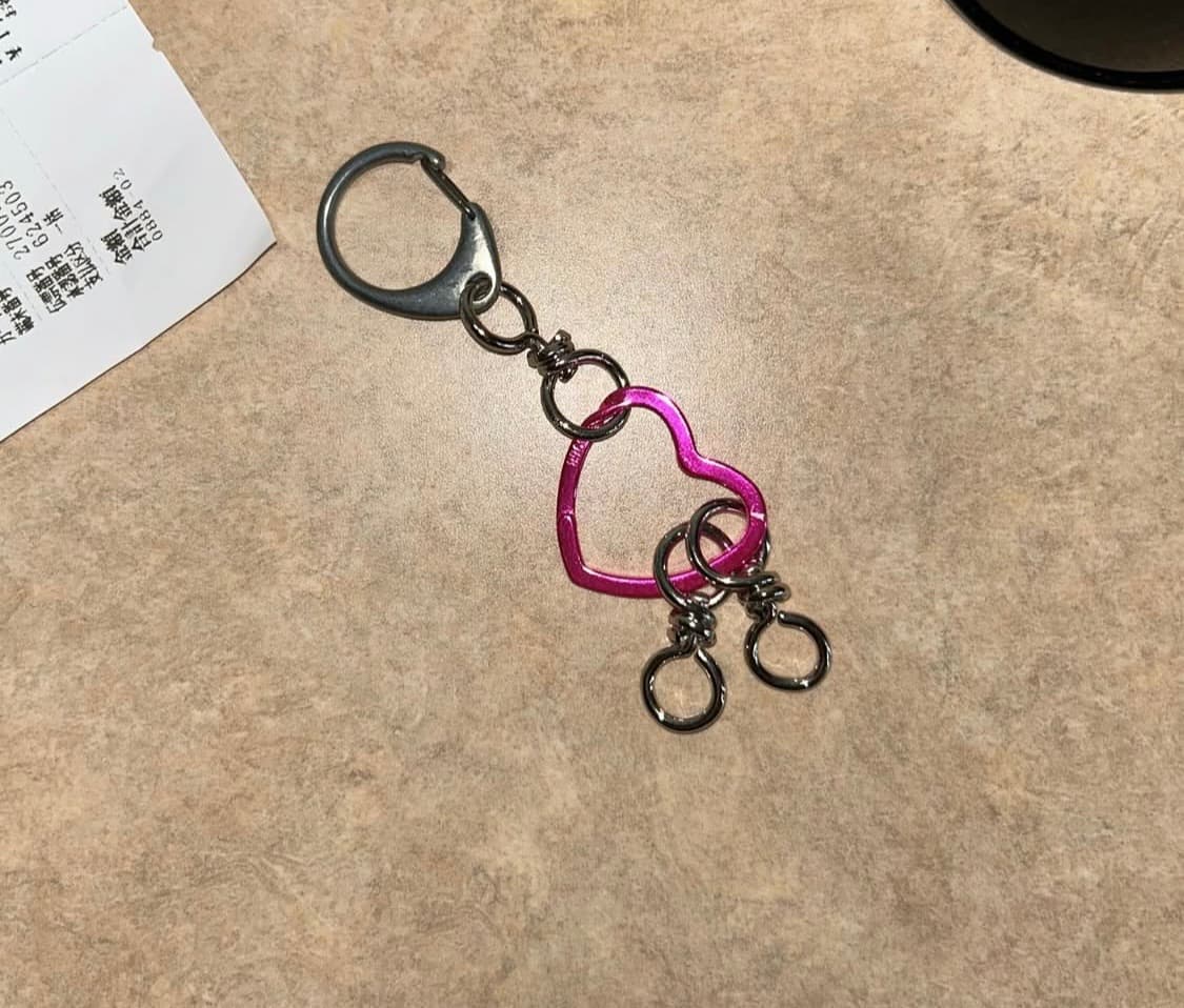 Pink Heart Keyring💖 상품이미지1