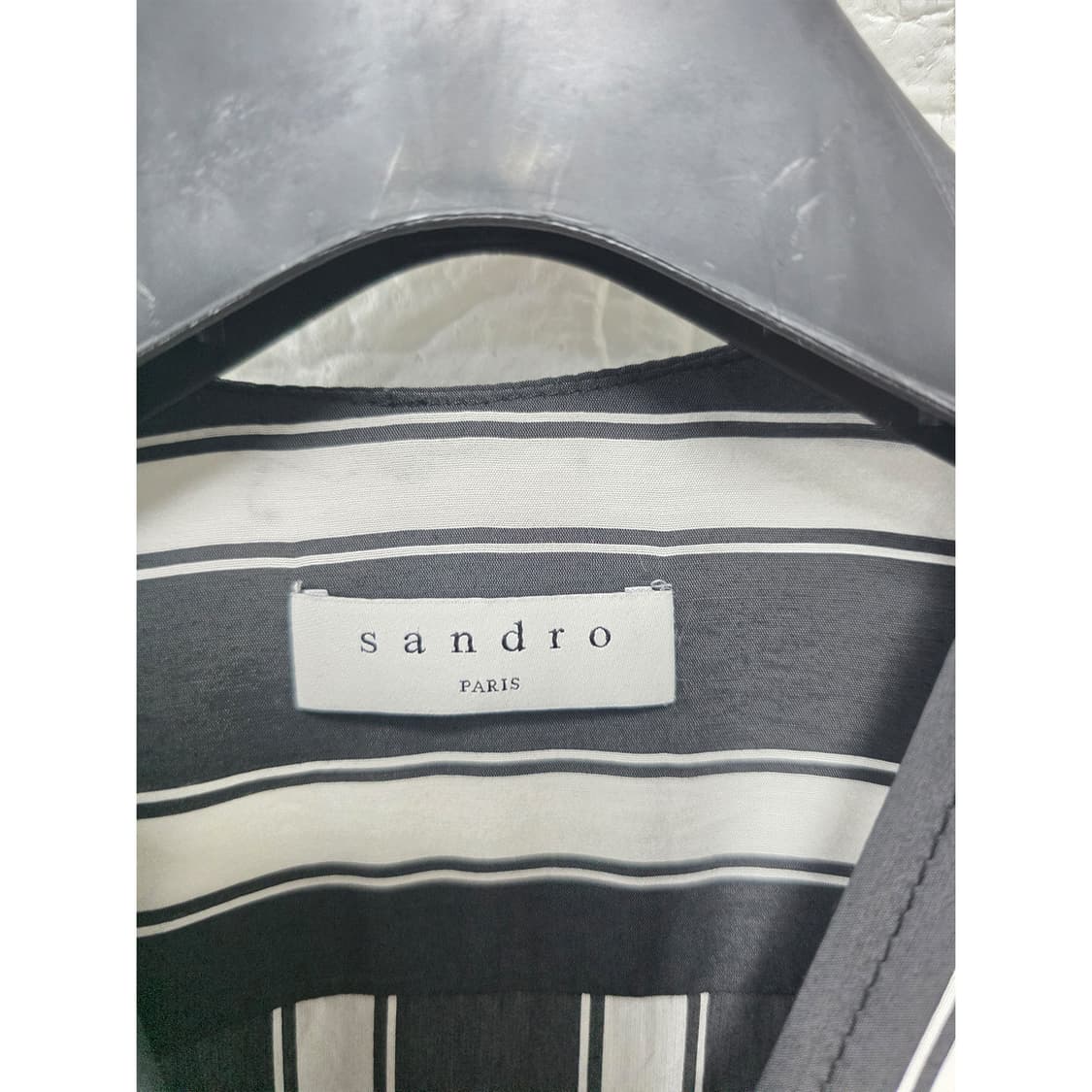 산드로 SANDRO 스트라이프 마 린넨 원피스 M 상품이미지2