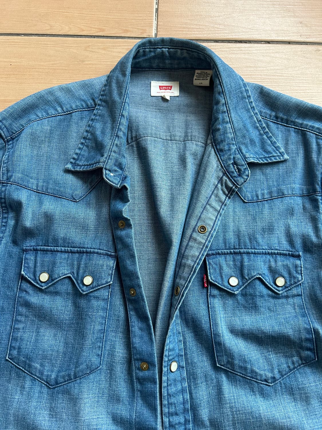 리바이스 데님 웨스턴셔츠 상품이미지2