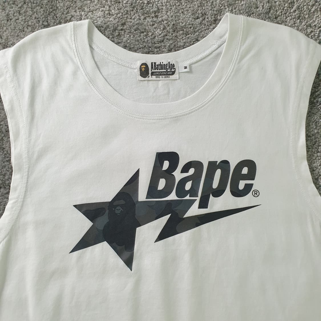 [무료배송] Bape 민소매 티셔츠 상품이미지2
