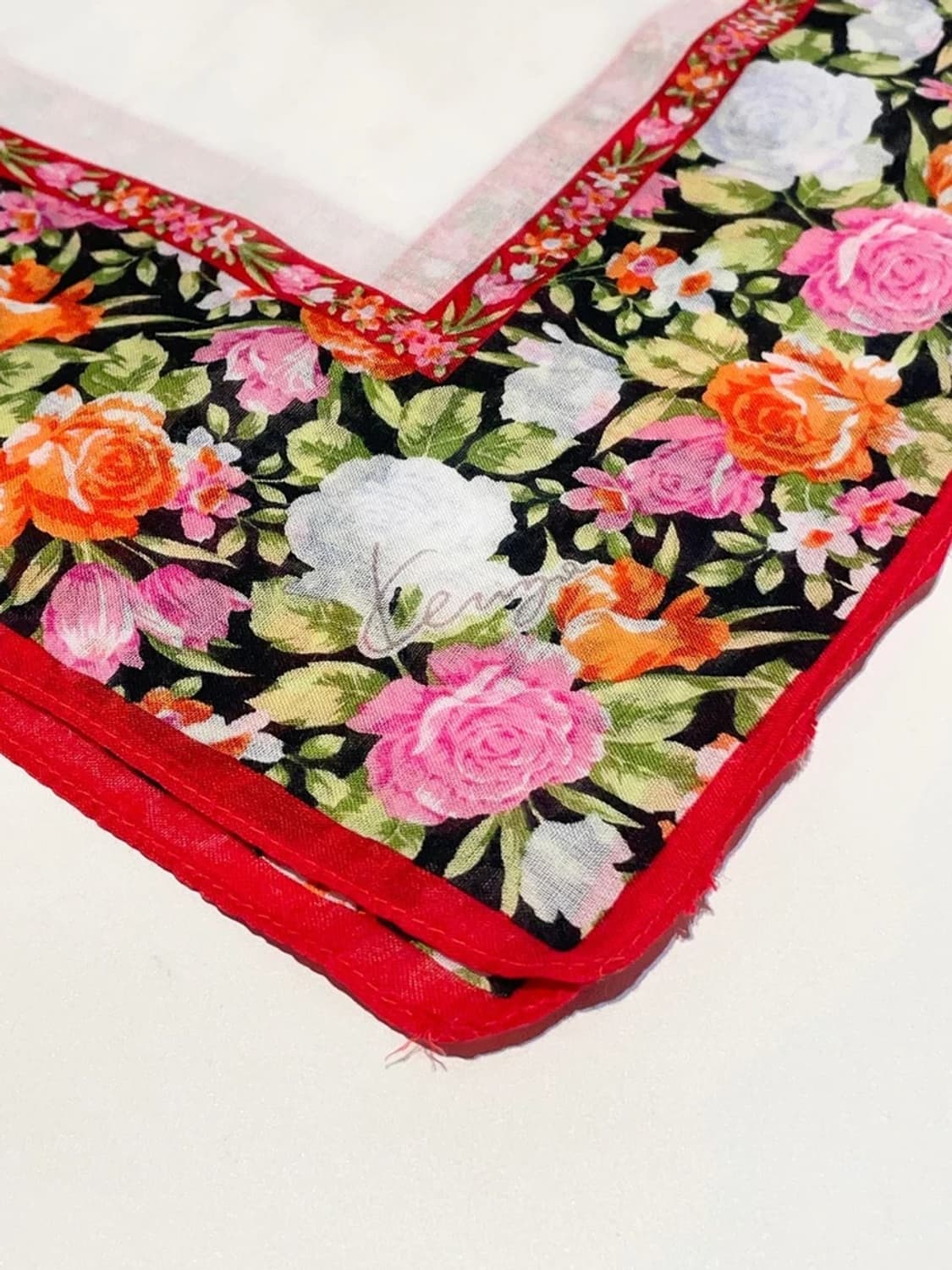 겐조 00s 재팬 플라워 패턴 쁘띠 손수건 A1458 상품이미지4