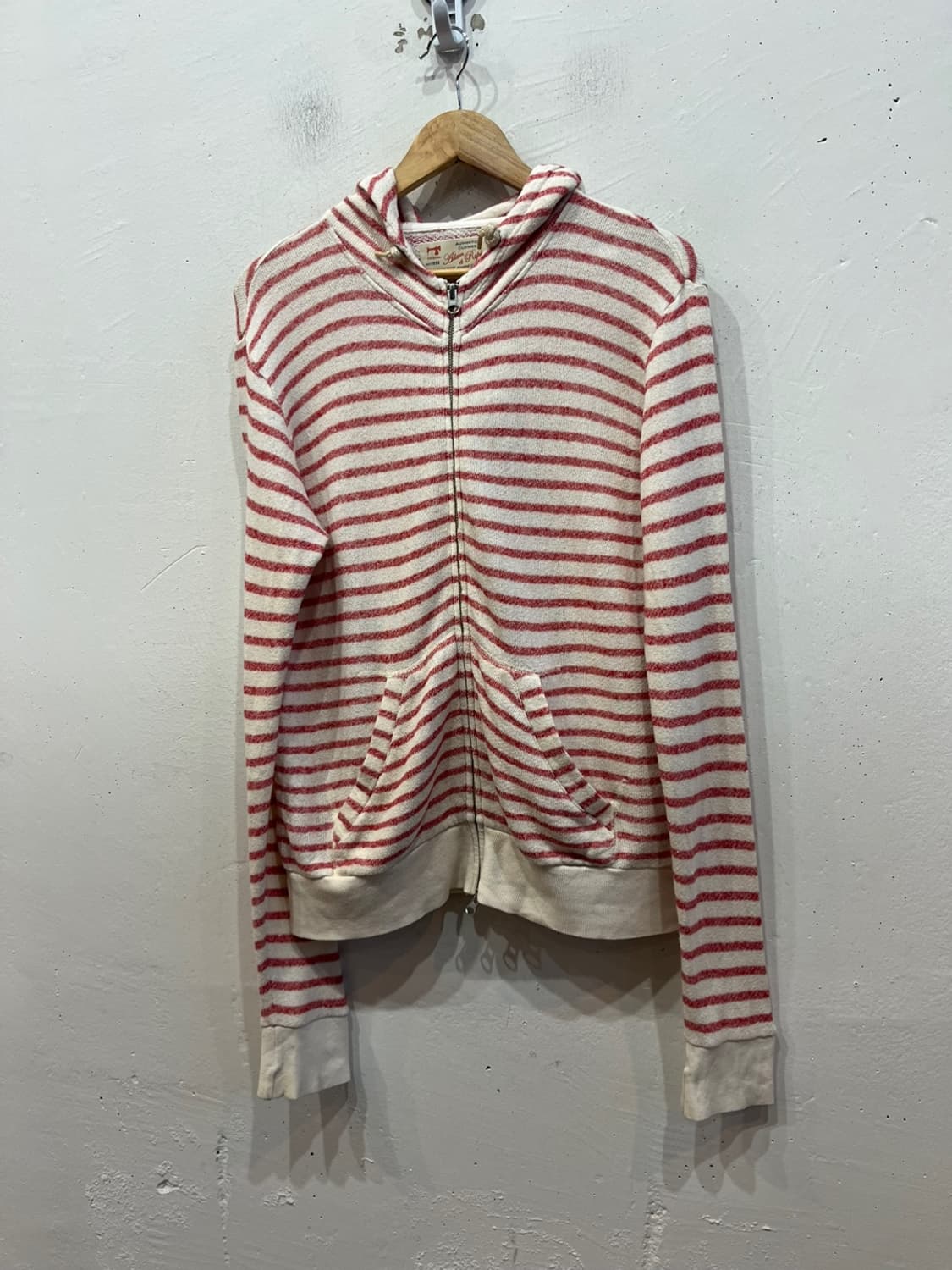 Adam et Rope 스트라이프 후드집업 MADE IN JAPAN 상품이미지1