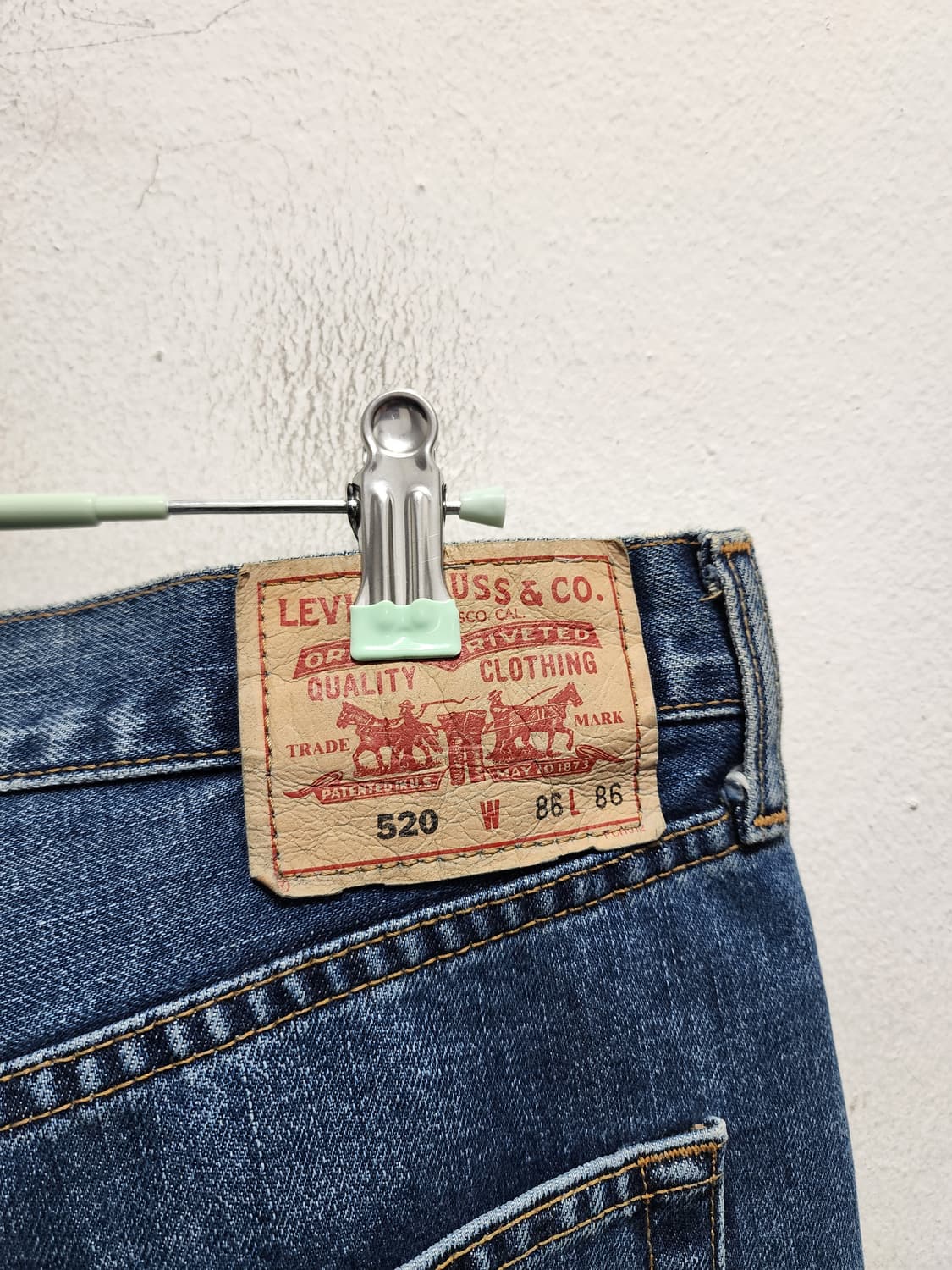 리바이스 90s 520 와이드 청바지 상품이미지3