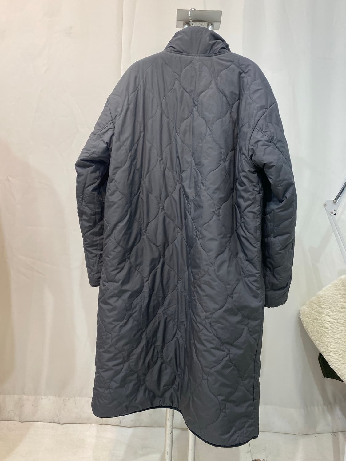 아디다스 양면 플리스 롱 패딩 M 공용 상품이미지2