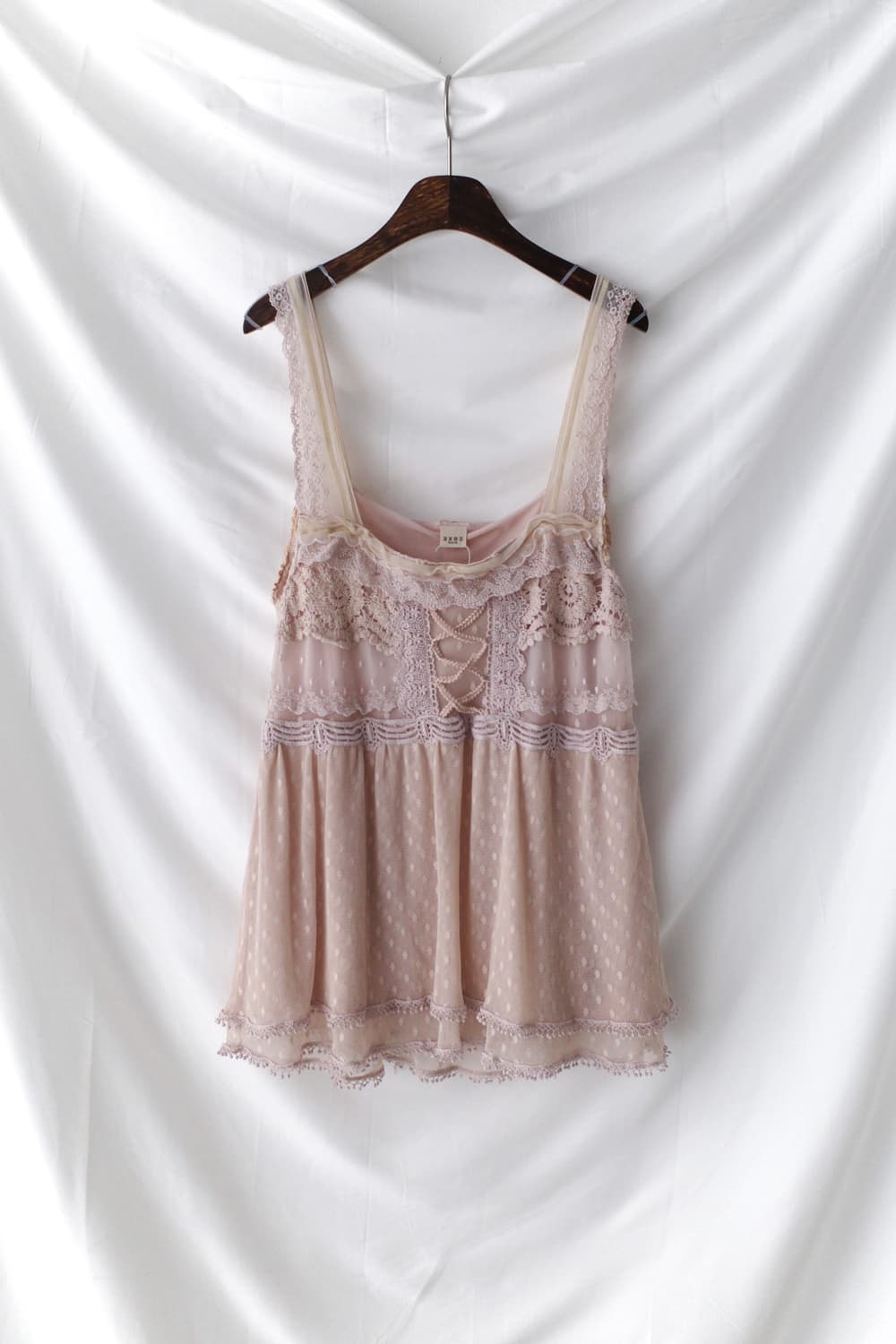 axes femme) lace dot sleeveless 상품이미지1