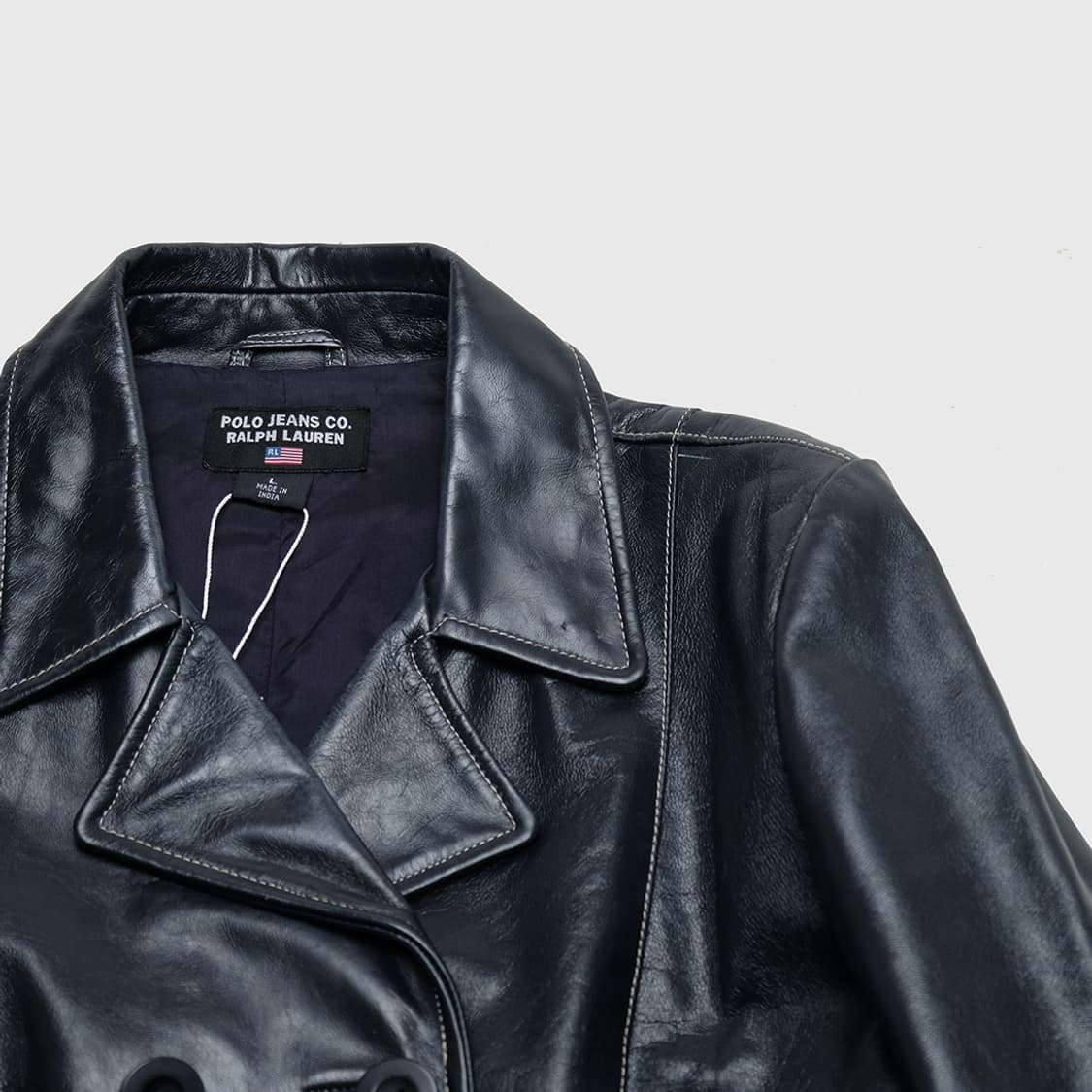 leather double jacket 상품이미지2