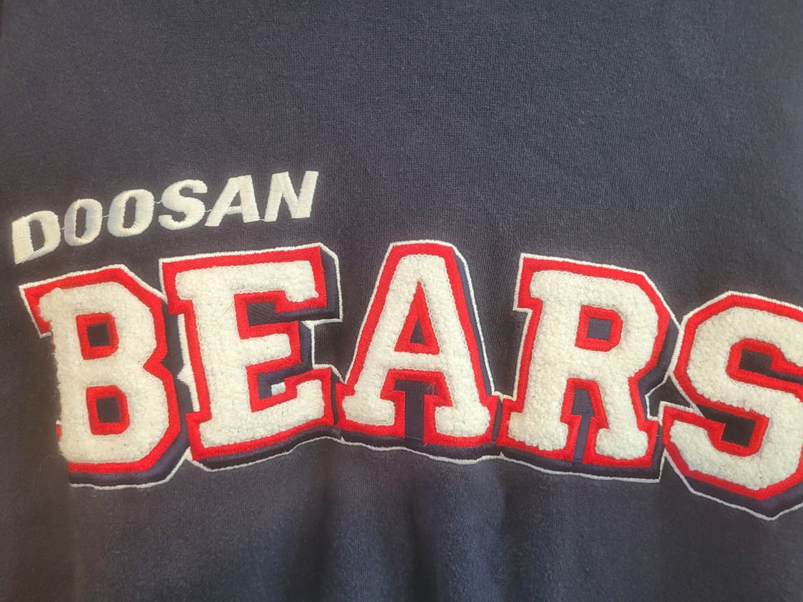 두산베어스 후드티 네이비 XL 상품이미지3