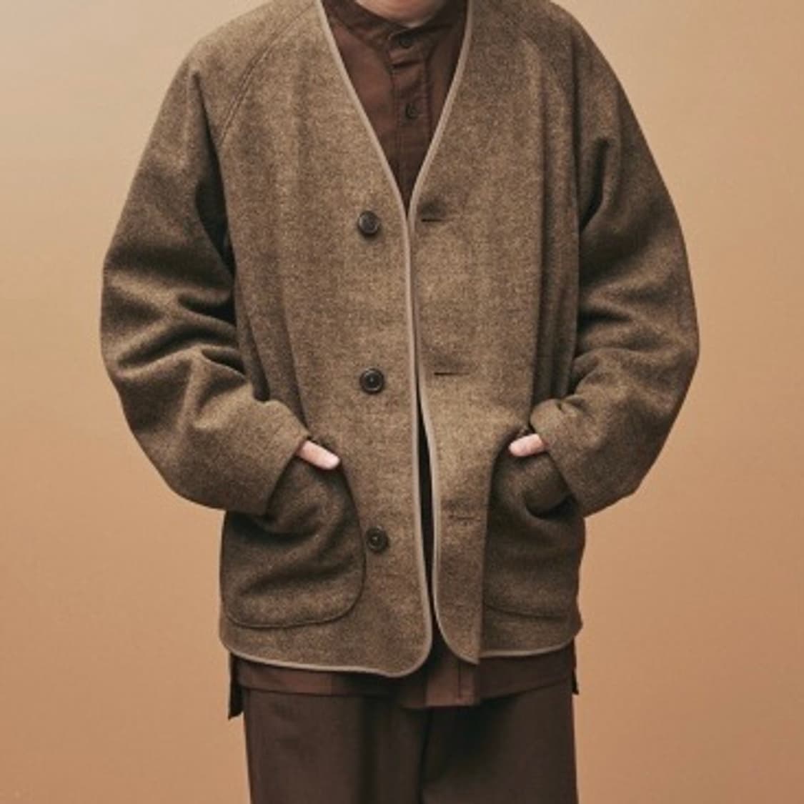 유니클로 U 르메르 플리스 후리스 가디건 베이지 M 상품이미지2