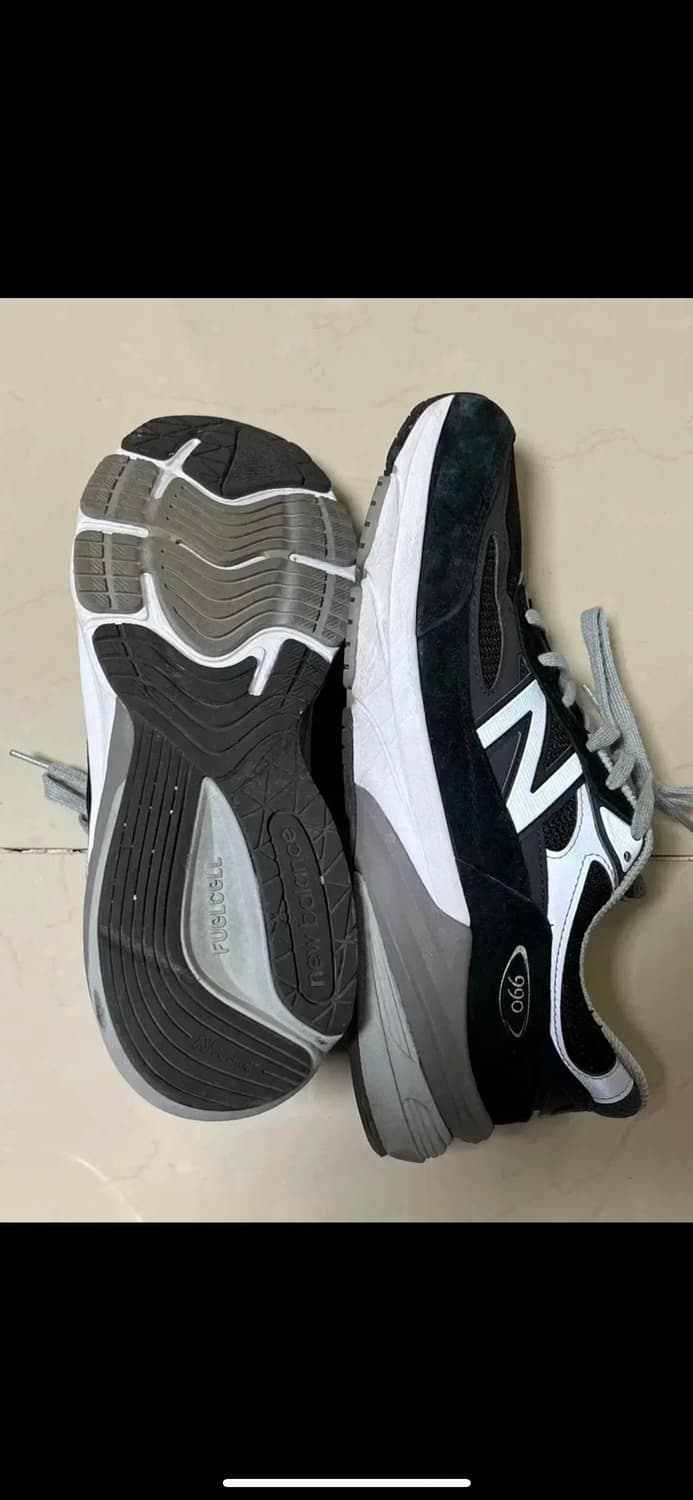 뉴발란스 990v6 메이드 인 USA 블랙 화이트 상품이미지5