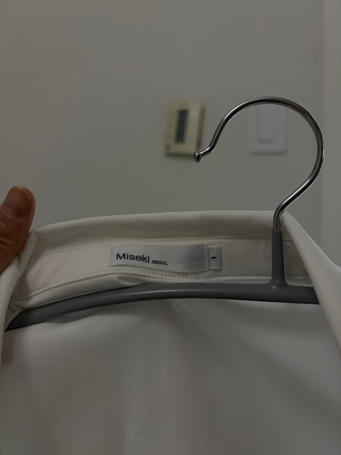 미세키서울 오블리크 셔츠 1사이즈 상품이미지1