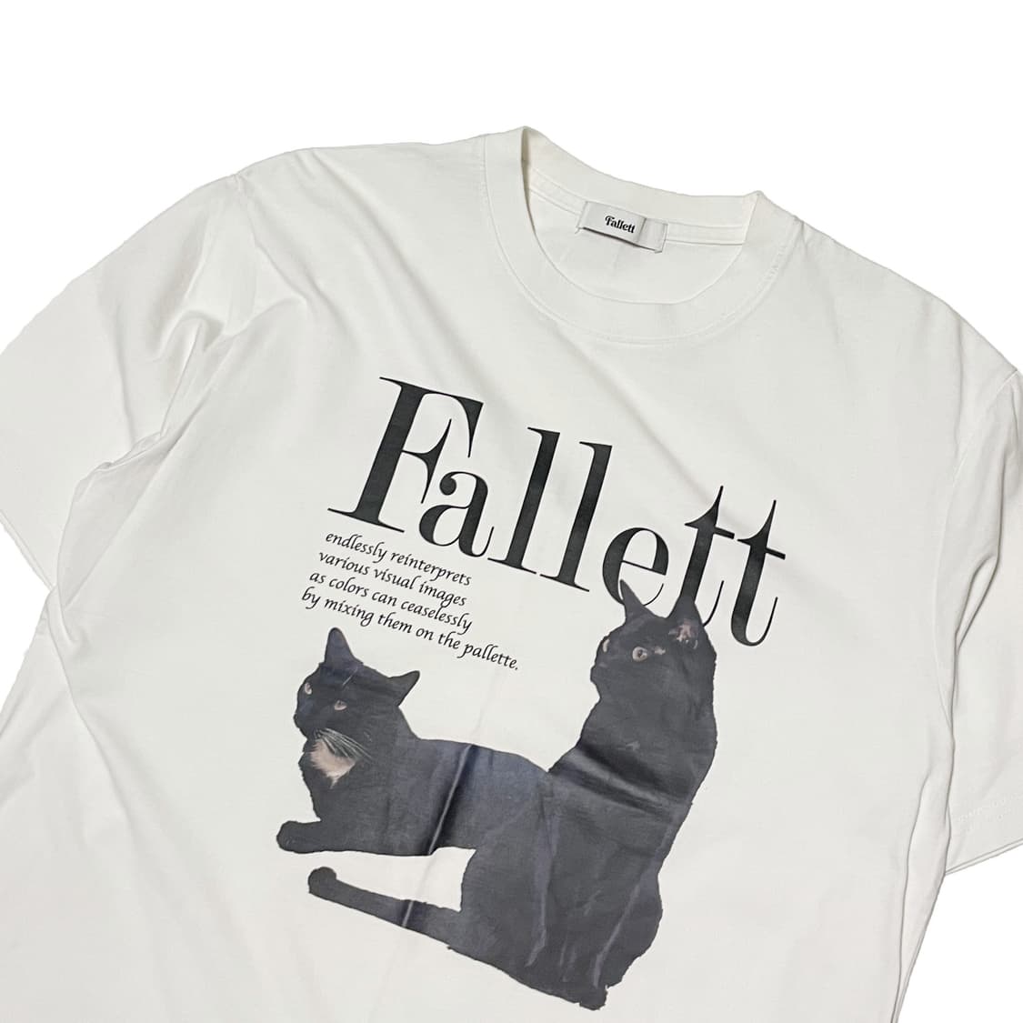 Fallett 팔렛 블랙캣 반팔티 상품이미지3