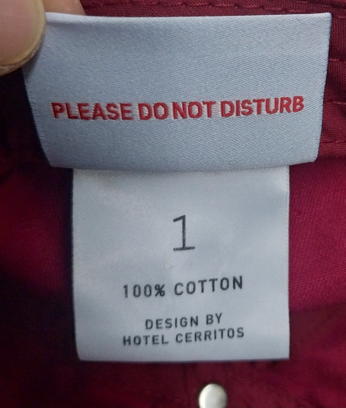 호텔 세리토스 HC 버건디 볼캡 상품이미지8