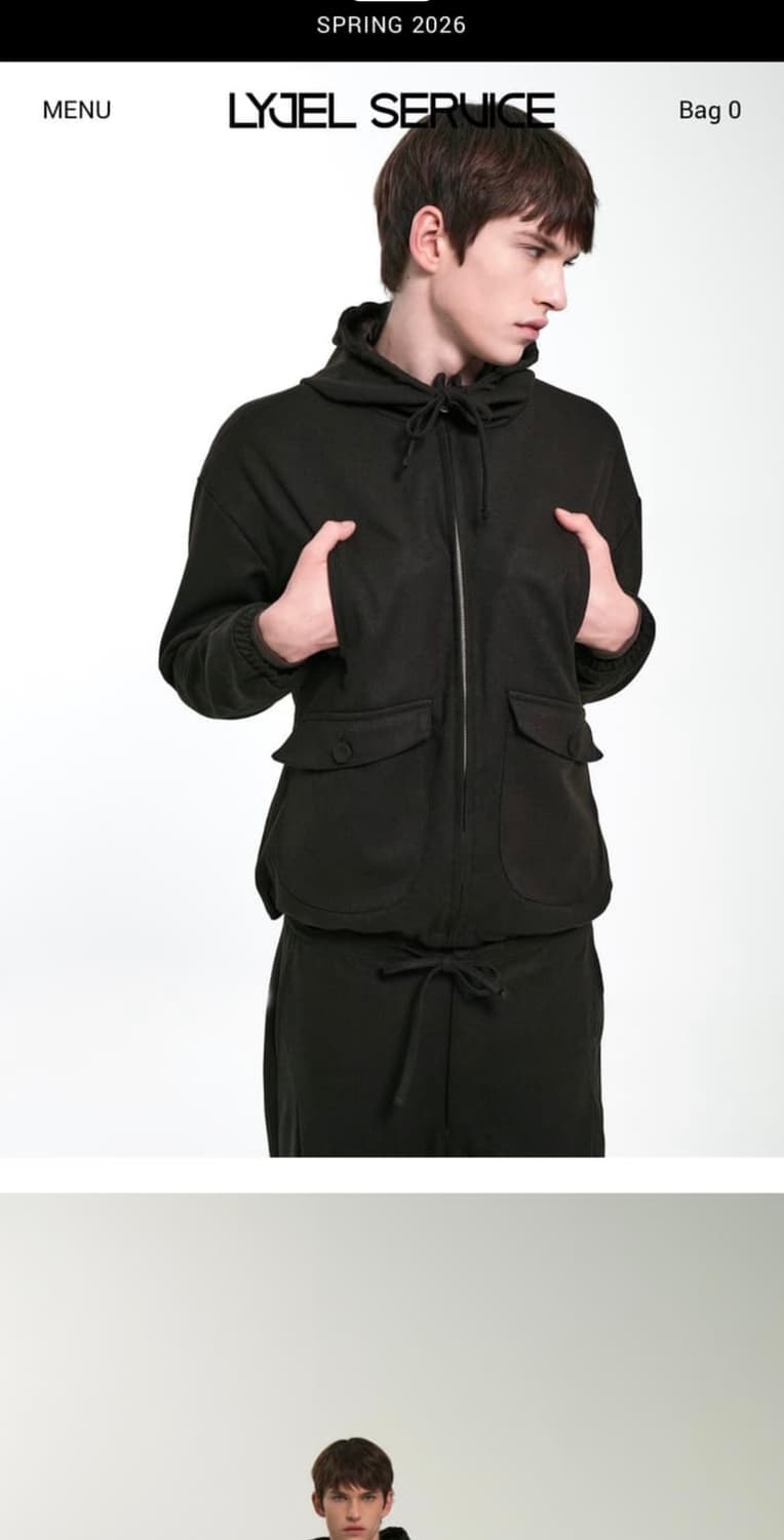 리젤서비스  후드자켓 quad pocket hooded zip-up 상품이미지1