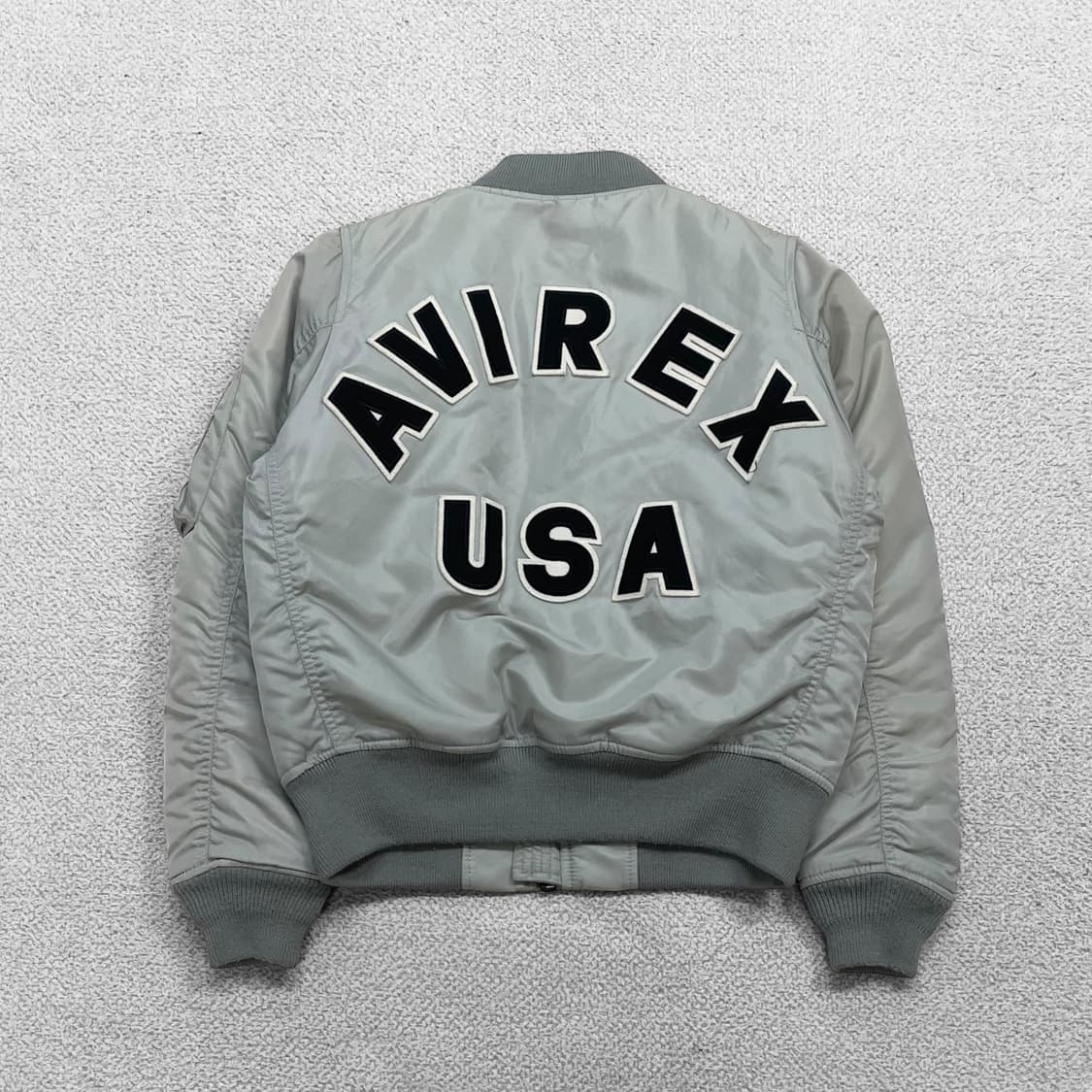 아비렉스 Avirex USA MA-1 자켓 실버 상품이미지1