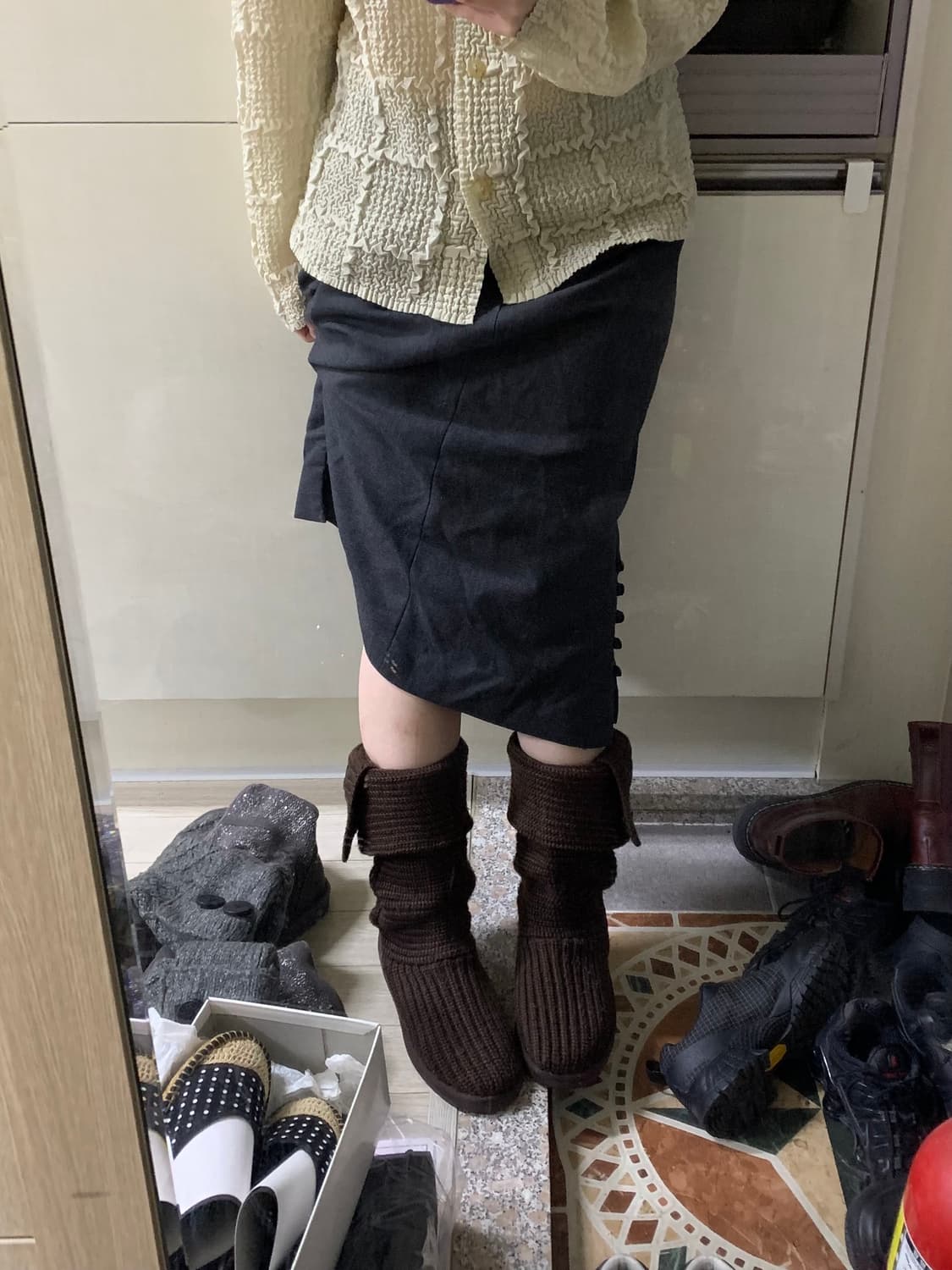 Crinkle Texture Shirt 상품이미지7