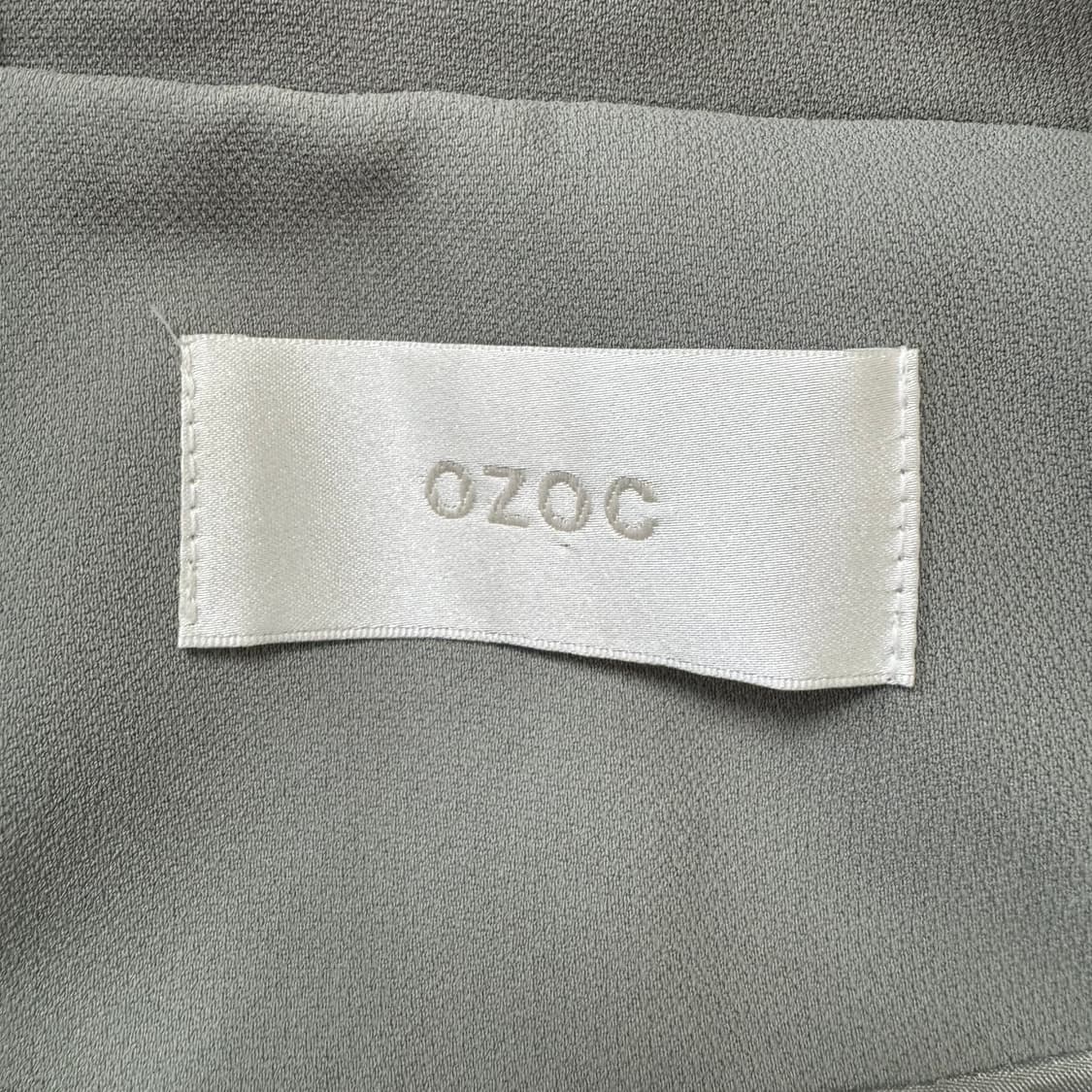 OZOC 오버핏 트렌치 코트 블루그레이 상품이미지6