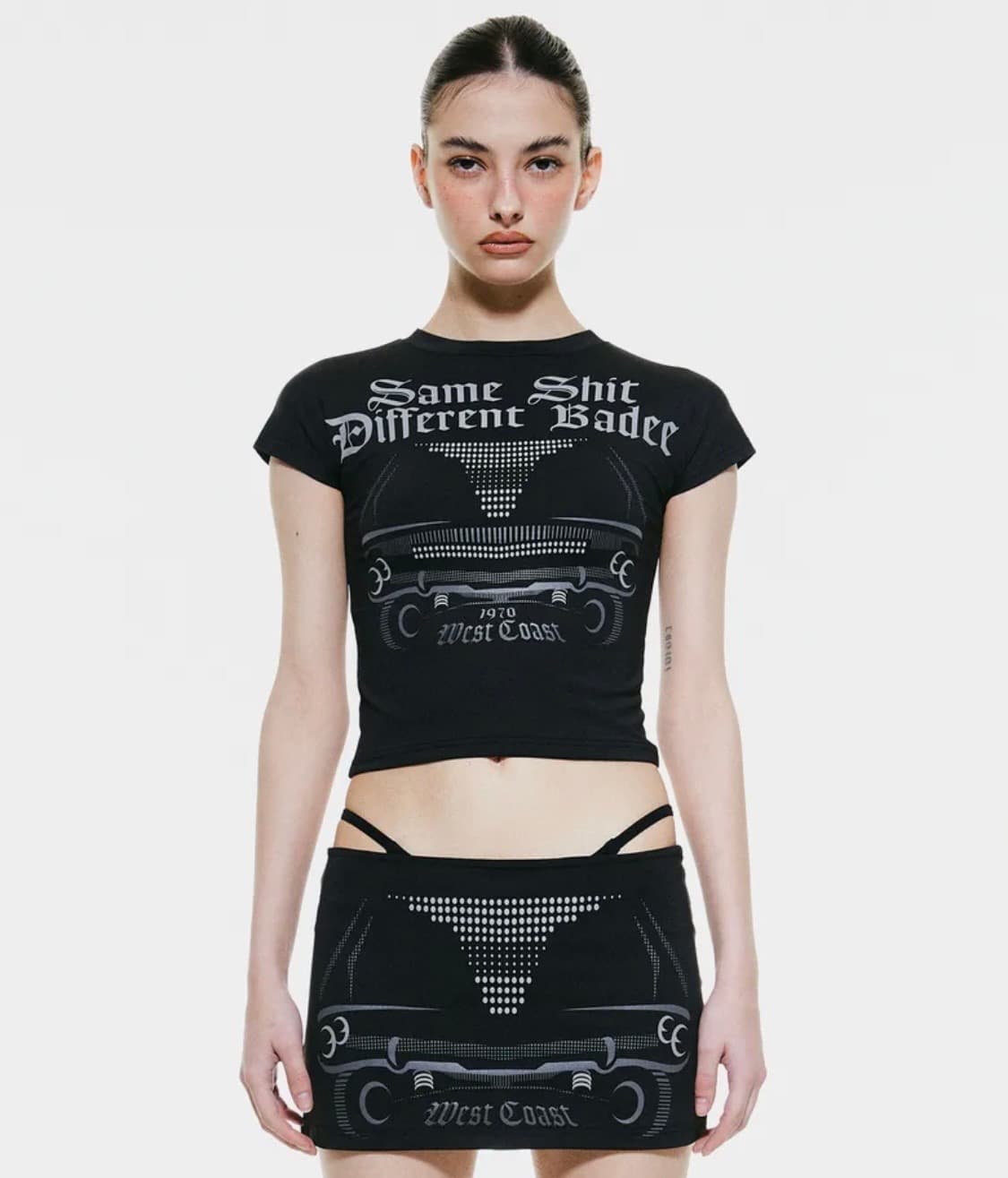 BADEE Low Rider Scotch Tee Black s 상품이미지1