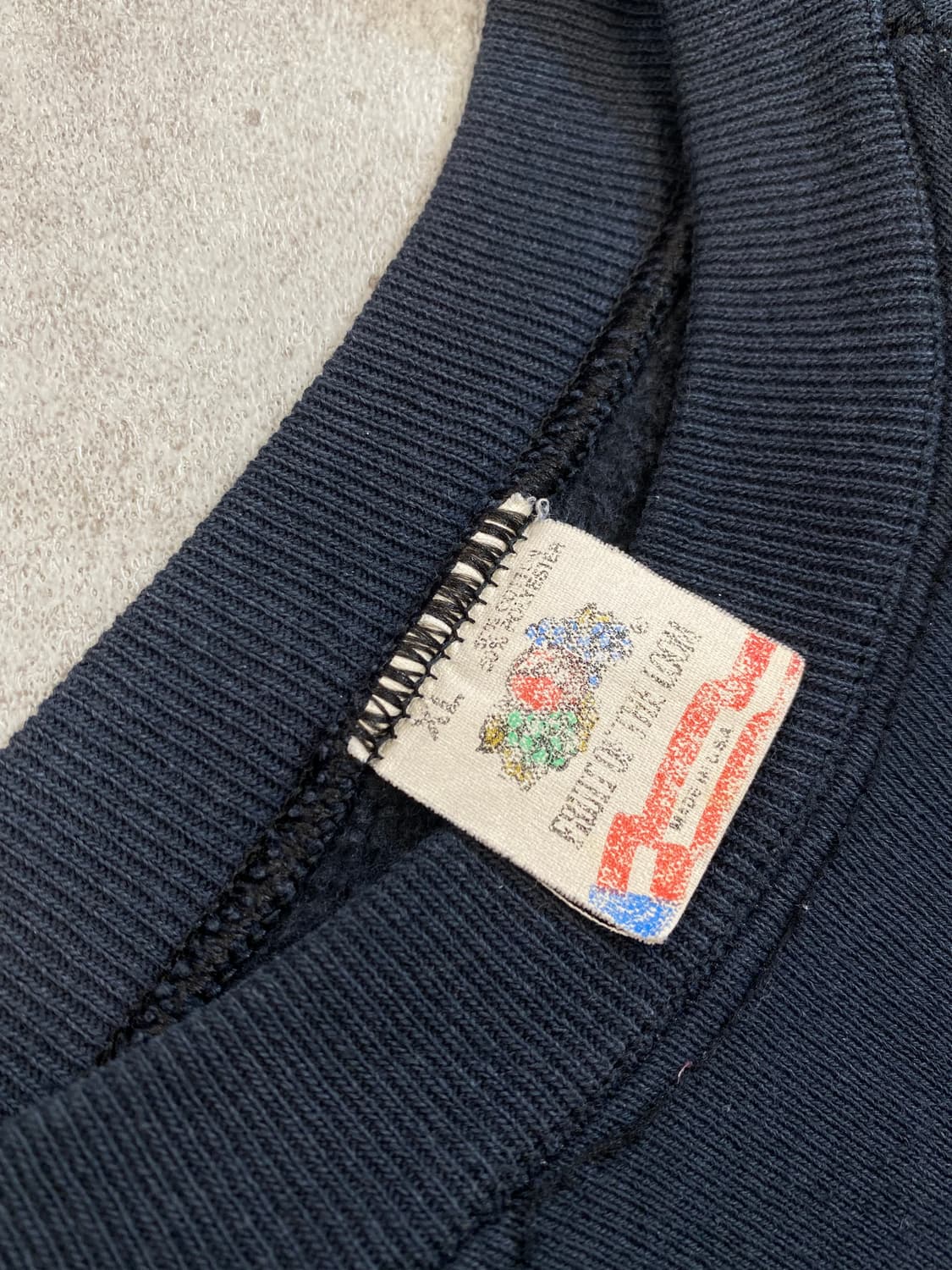 [XL] 90s 프룻오브더룸 USA 메이드 50/50 빈티지 스웻셔츠 상품이미지7