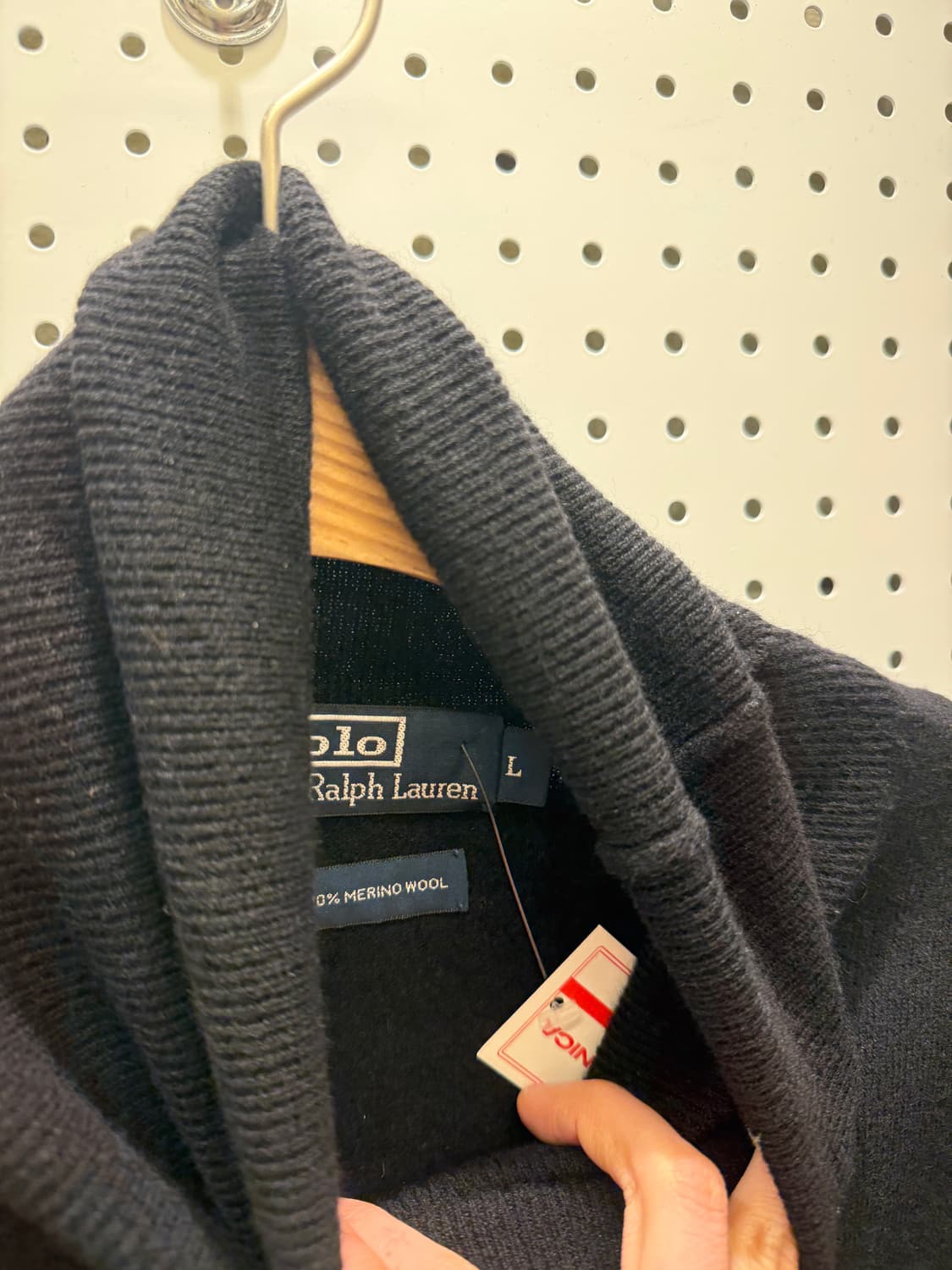 폴로 랄프 로렌 터틀넥 니트 블랙 U424 상품이미지4