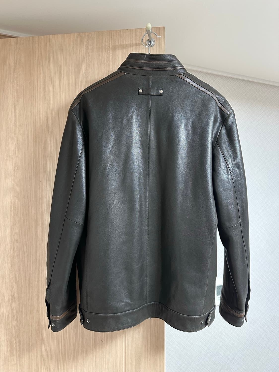 양가죽자켓 다크브라운 상품이미지3