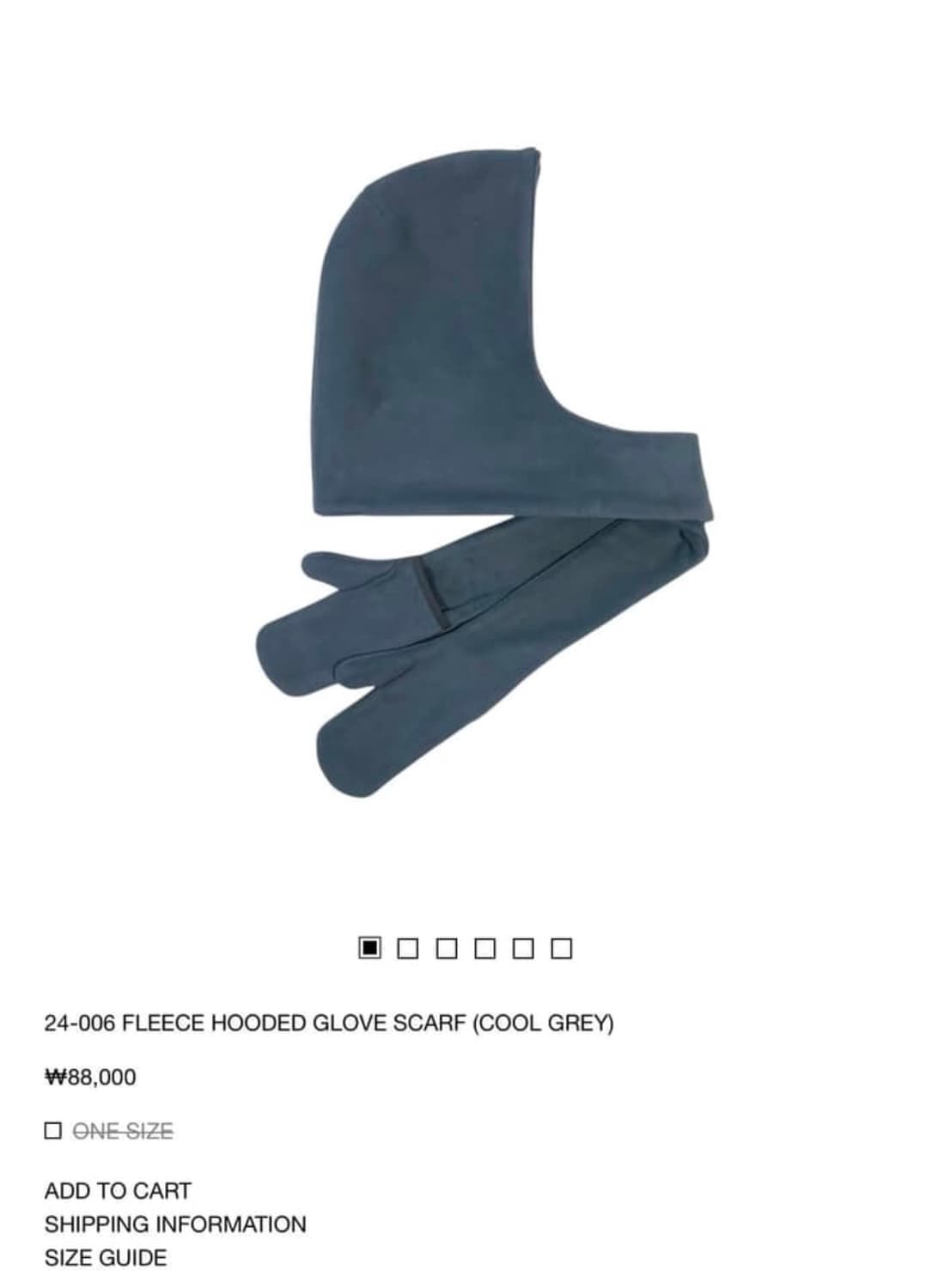지초이컴포트 24-006 플리스 글러브 스카프 상품이미지1
