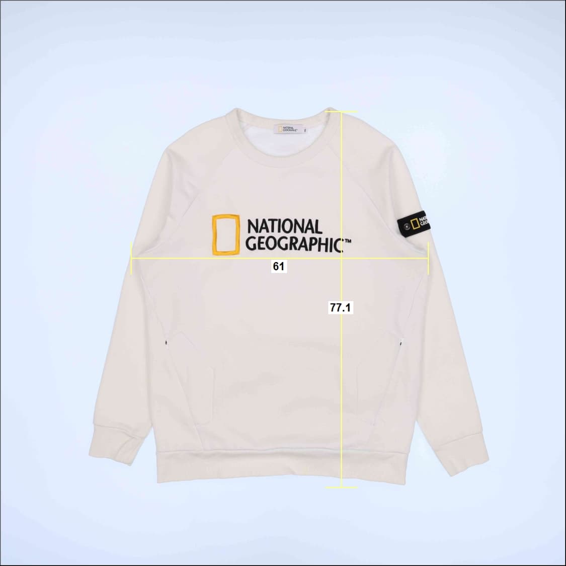 [2XL] 내셔널지오그래픽 와펜 기모 포켓 맨투맨 티셔츠 N7101 상품이미지7