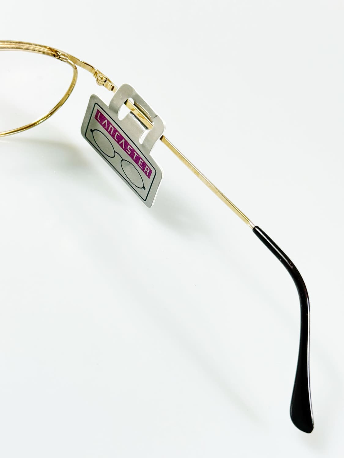 90s 영국제 LAN CASTER 골드 오벌 프레임 빈티지 안경 상품이미지6