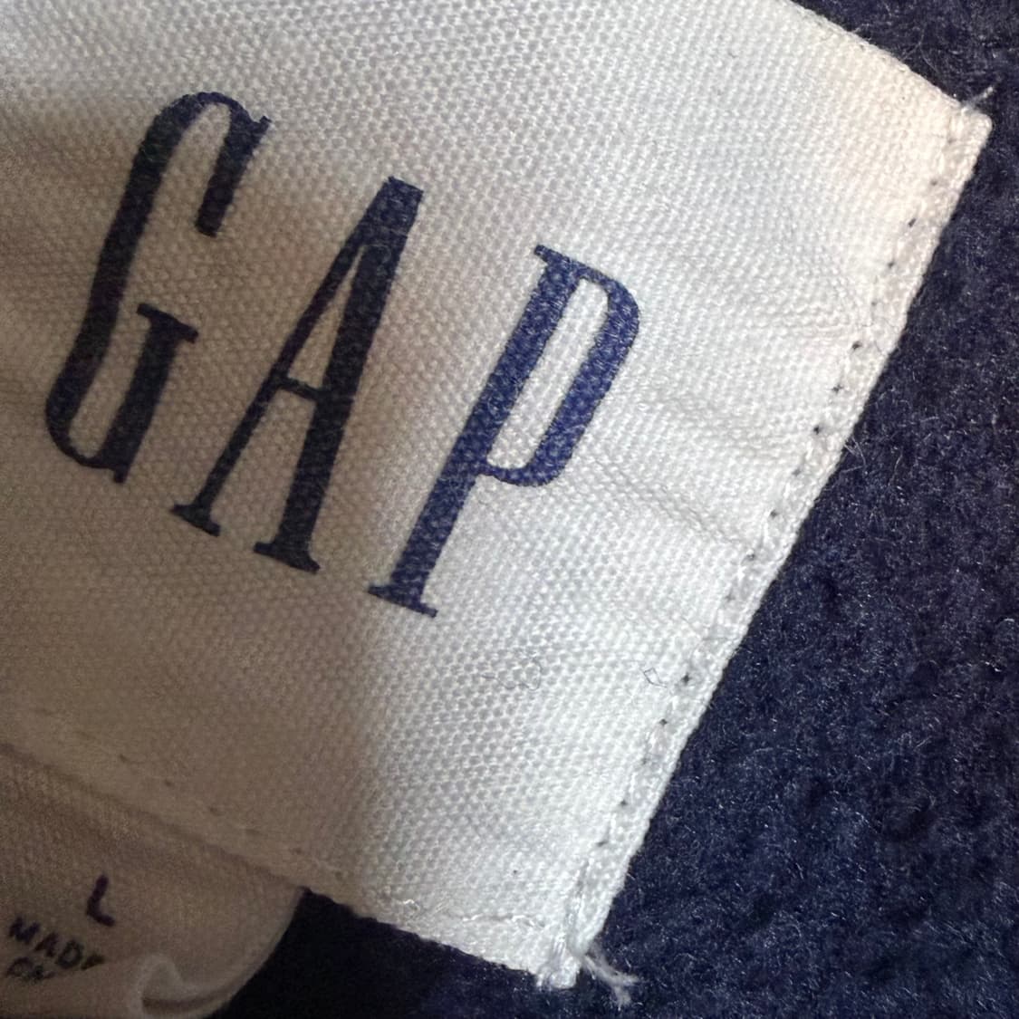 갭 네이비 후드집업 L 상품이미지3