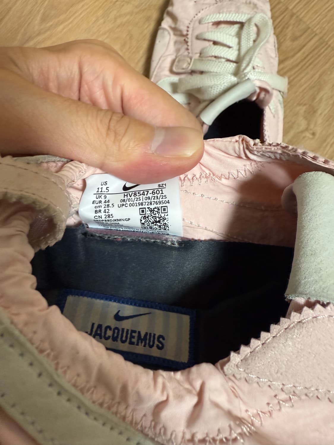 나이키 자크뮈스 문슈즈 핑크 eu44사이즈 jacquemus 상품이미지8