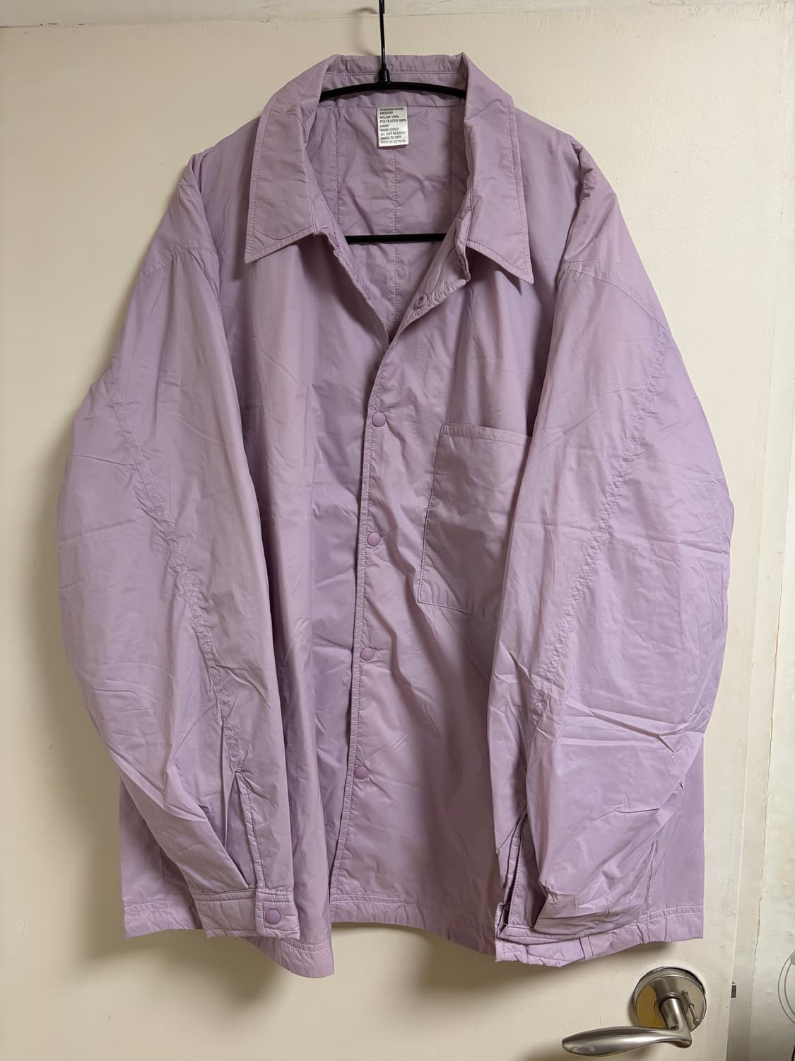 (M) 토마스모어 라이트 패딩셔츠 핑크 상품이미지2