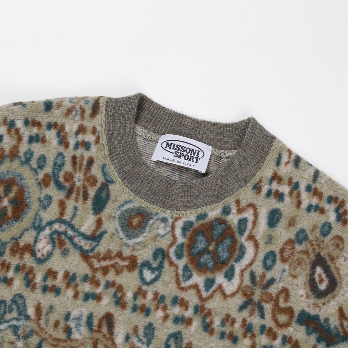 미쏘니 라운드넥 패턴 플리스 롱슬리브 상품이미지10