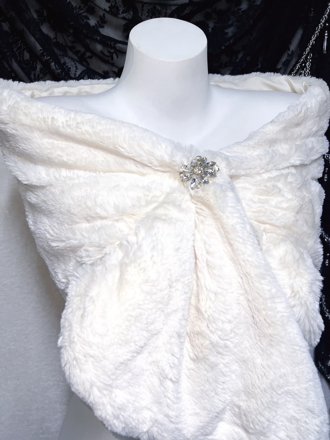 퍼 숄 머플러 케이프 망토 로맨틱갸루 로걀 오네 히메 달천 삿포로 핀터 상품이미지2