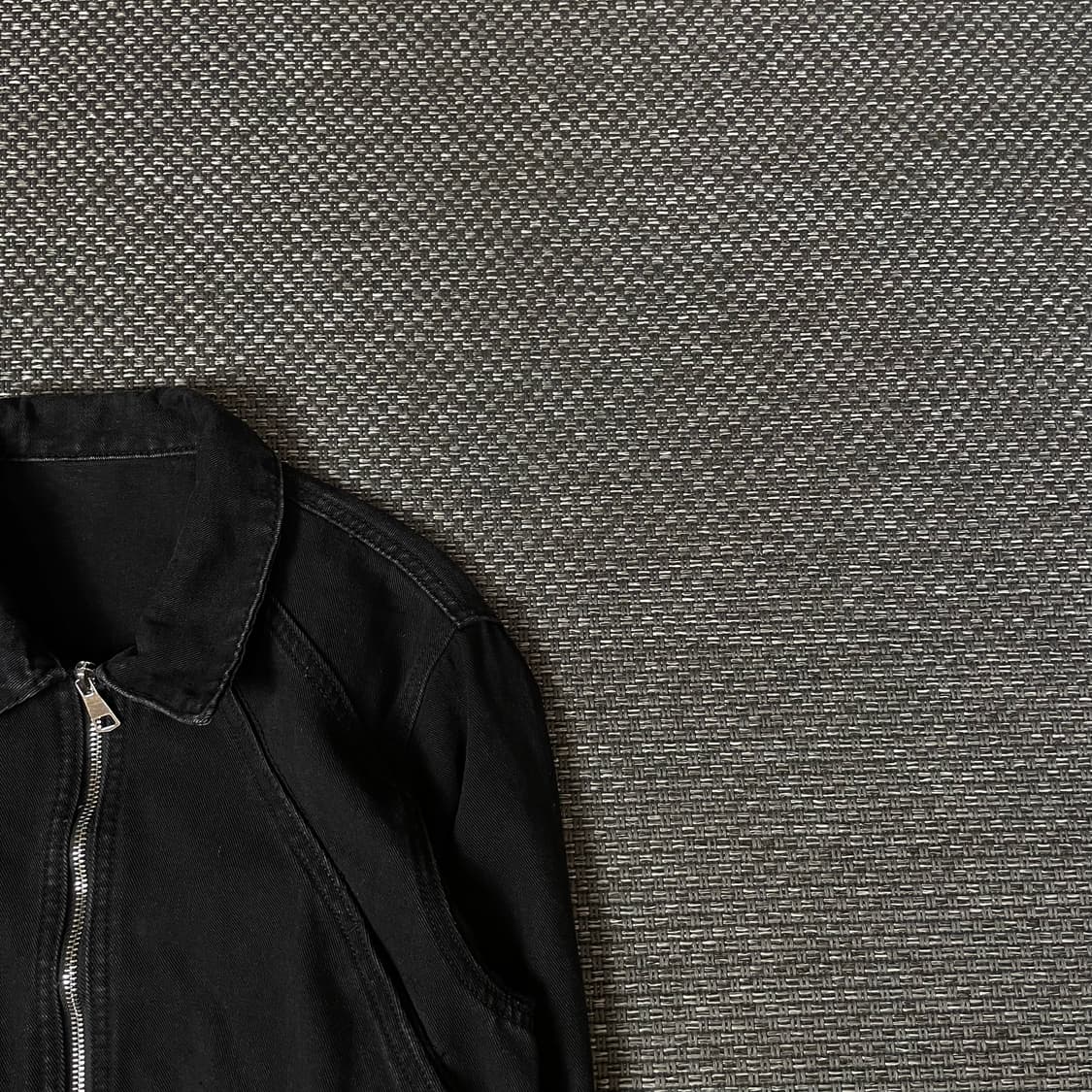 빈티지 블랙 크롭 데님 자켓 상품이미지3