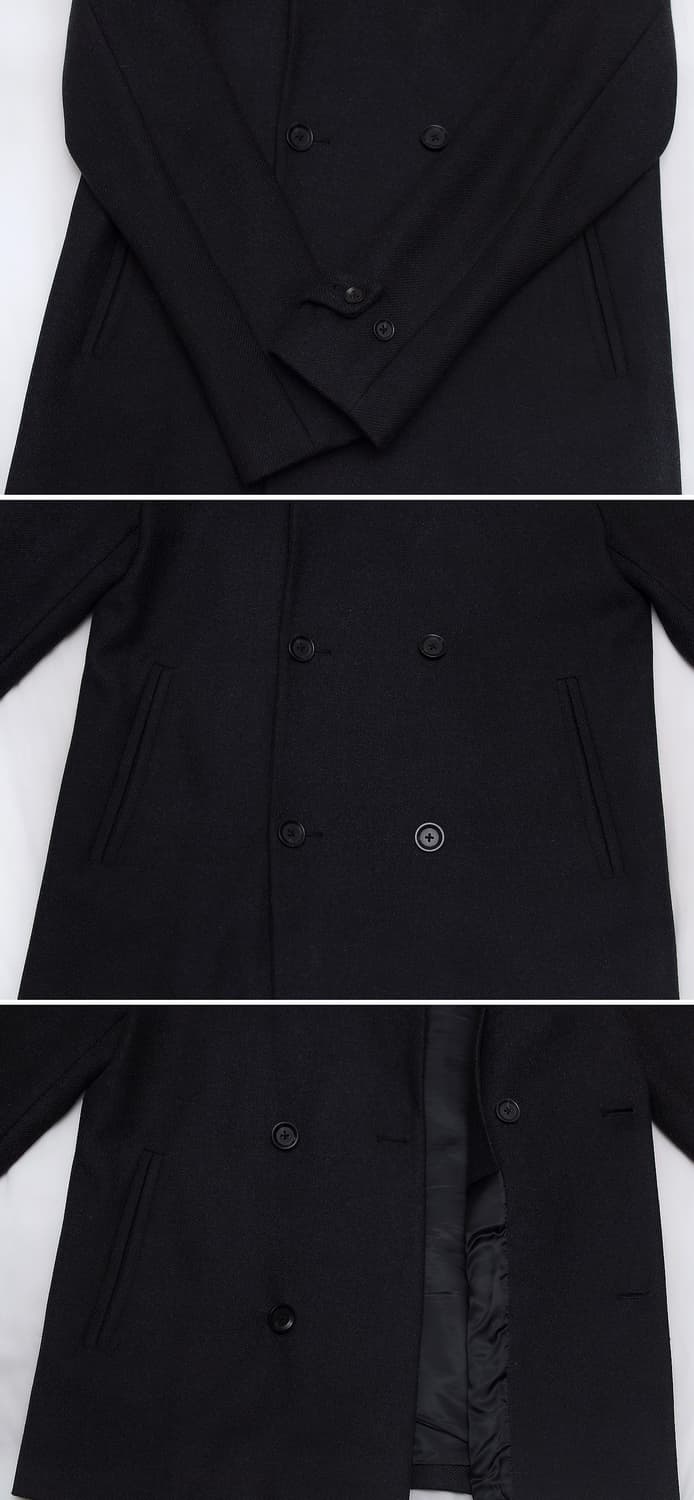 띠어리 (Theory) 버진울 캐시미어 더블 피코트 자켓 (100) 상품이미지6