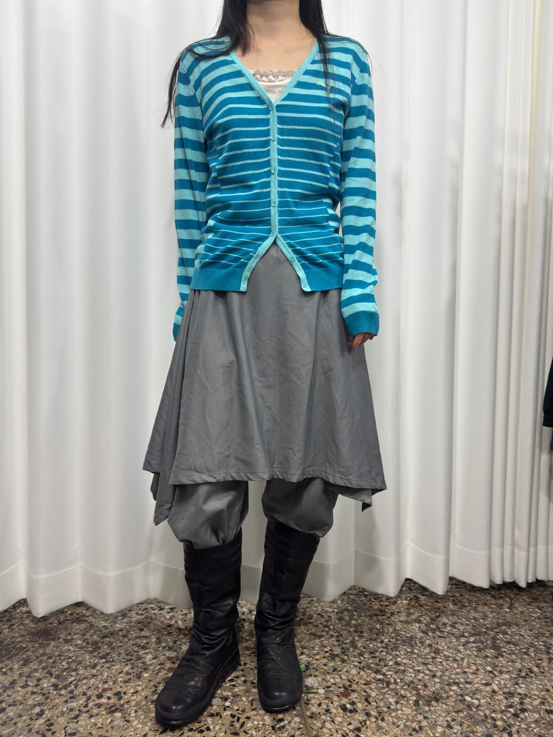 puma stripe cardigan 상품이미지4