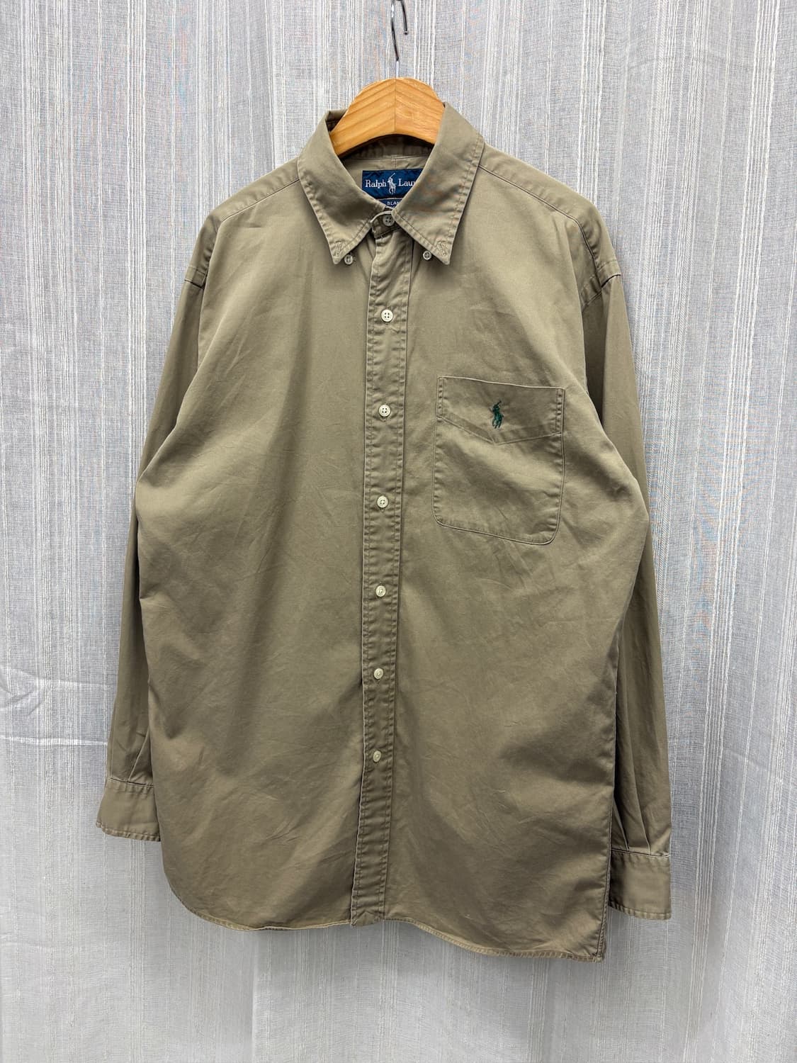 Polo 폴로 랄프로렌 솔리드 코튼 포켓 셔츠 Polo Ralph Lau 상품이미지5