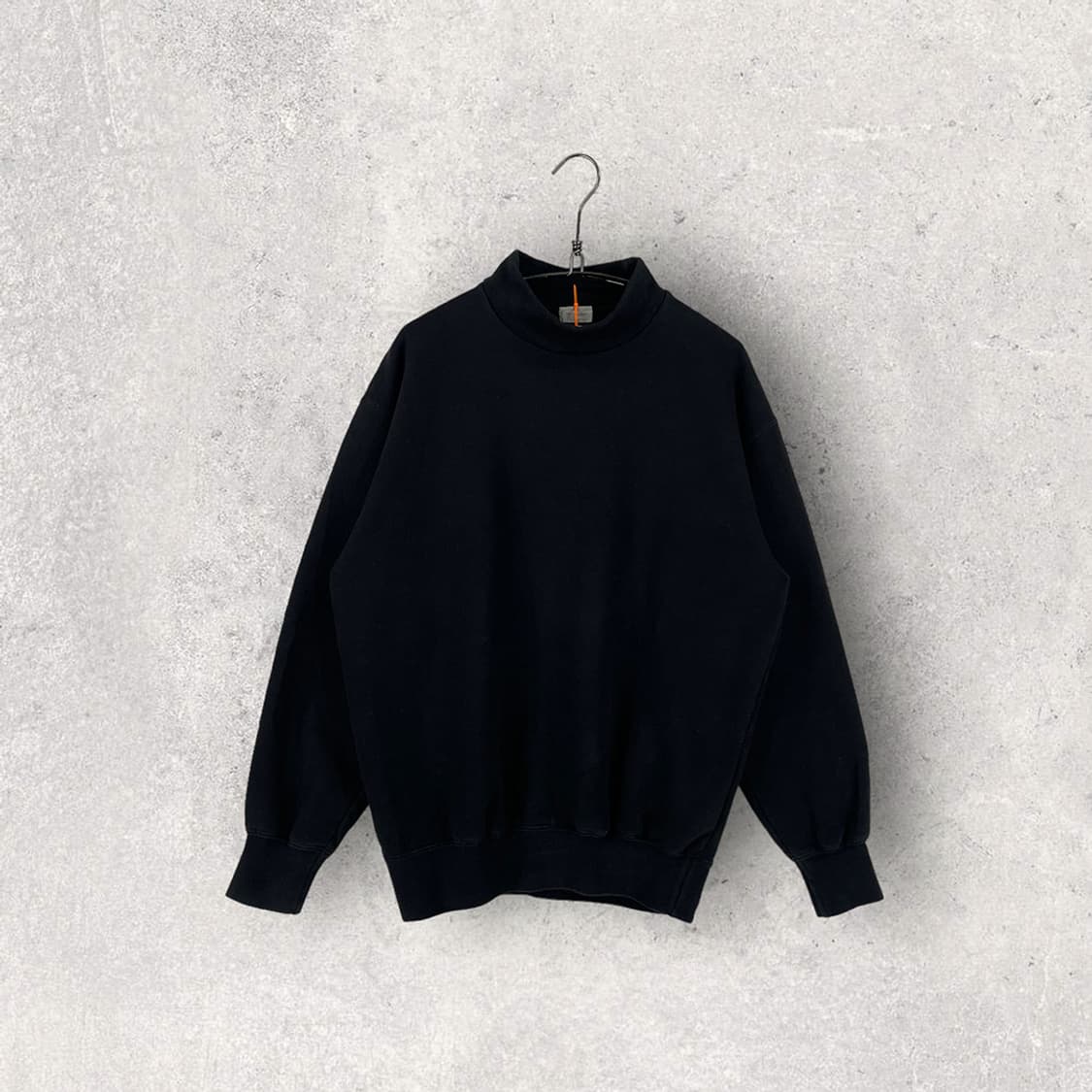 꼼데가르송 옴므 91’s 백로고 하프 넥 맨투맨 상품이미지2