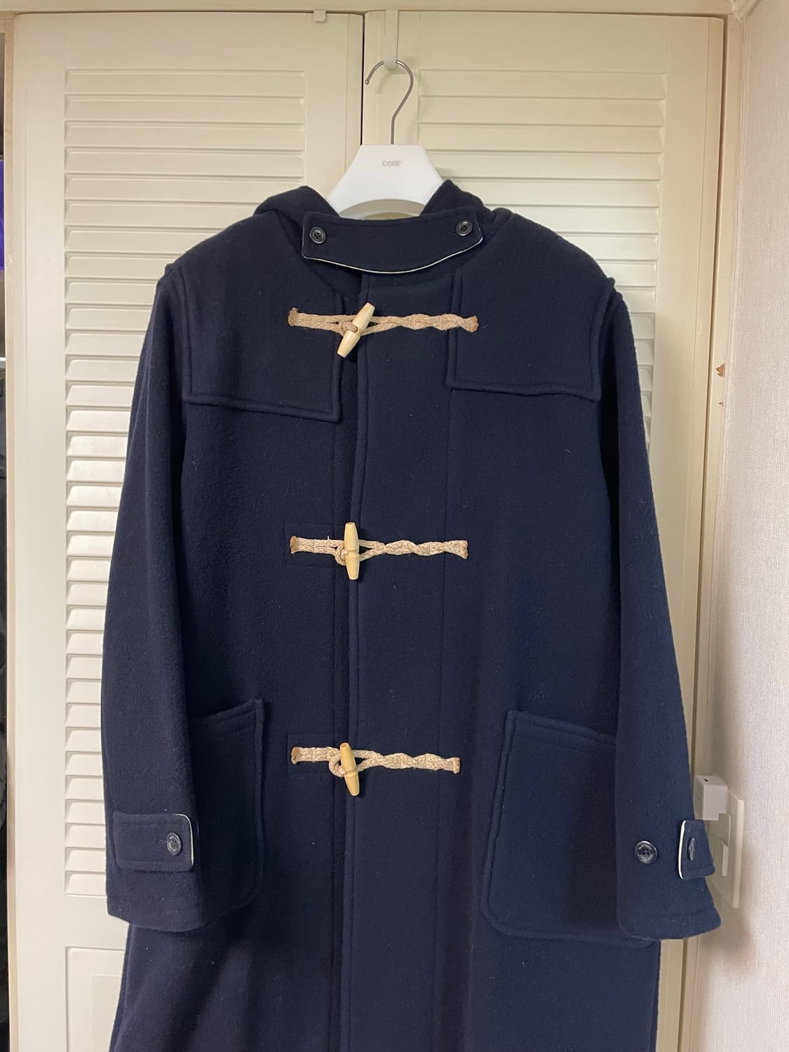 세인트제임스 네이비 떡볶이 코트 상품이미지2